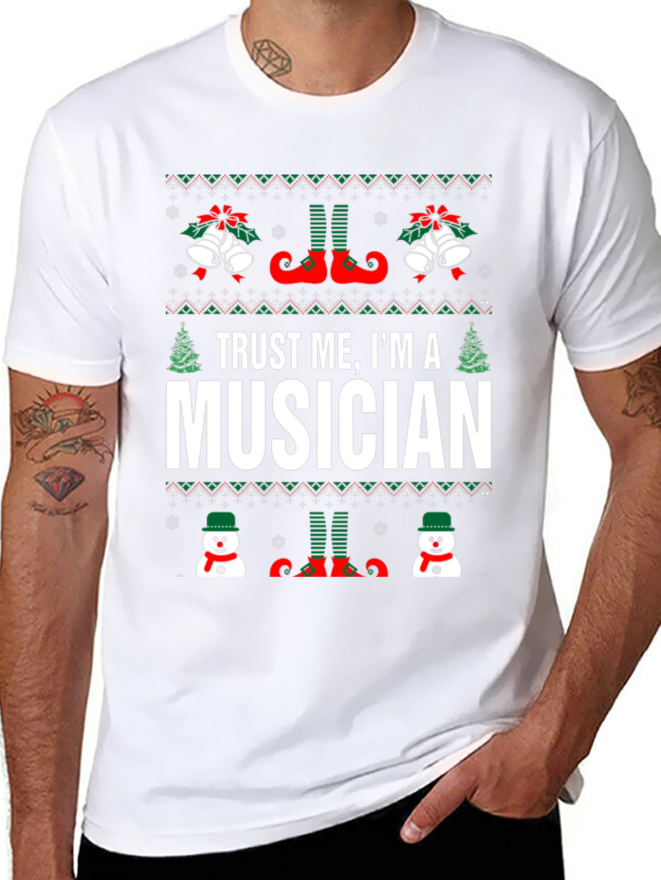 Trust Me Im A Musician Christmas T-Shirt