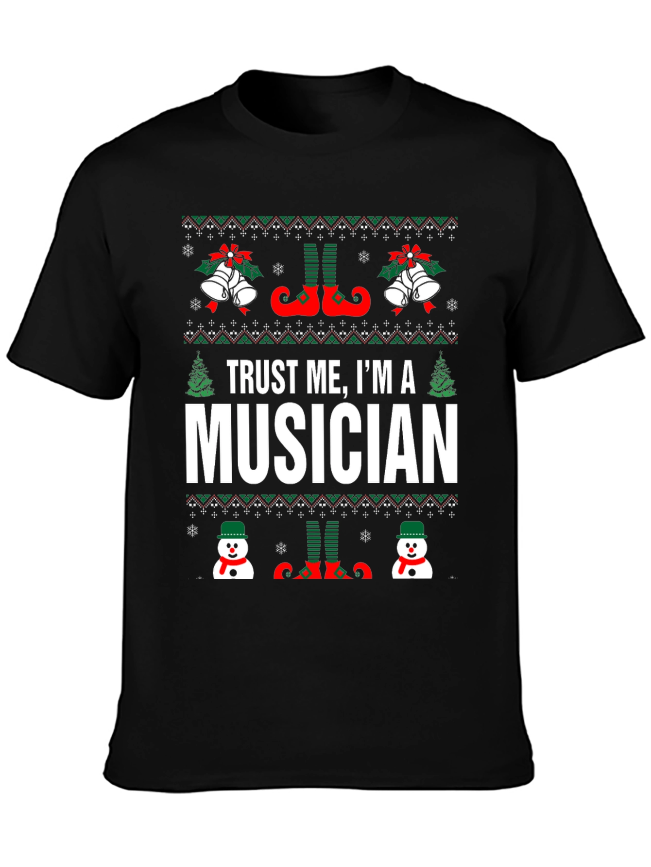 Trust Me Im A Musician Christmas T-Shirt