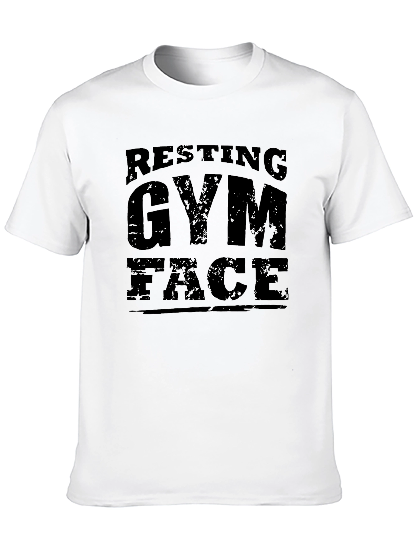Resting Gym Face Graphic T-Shirt