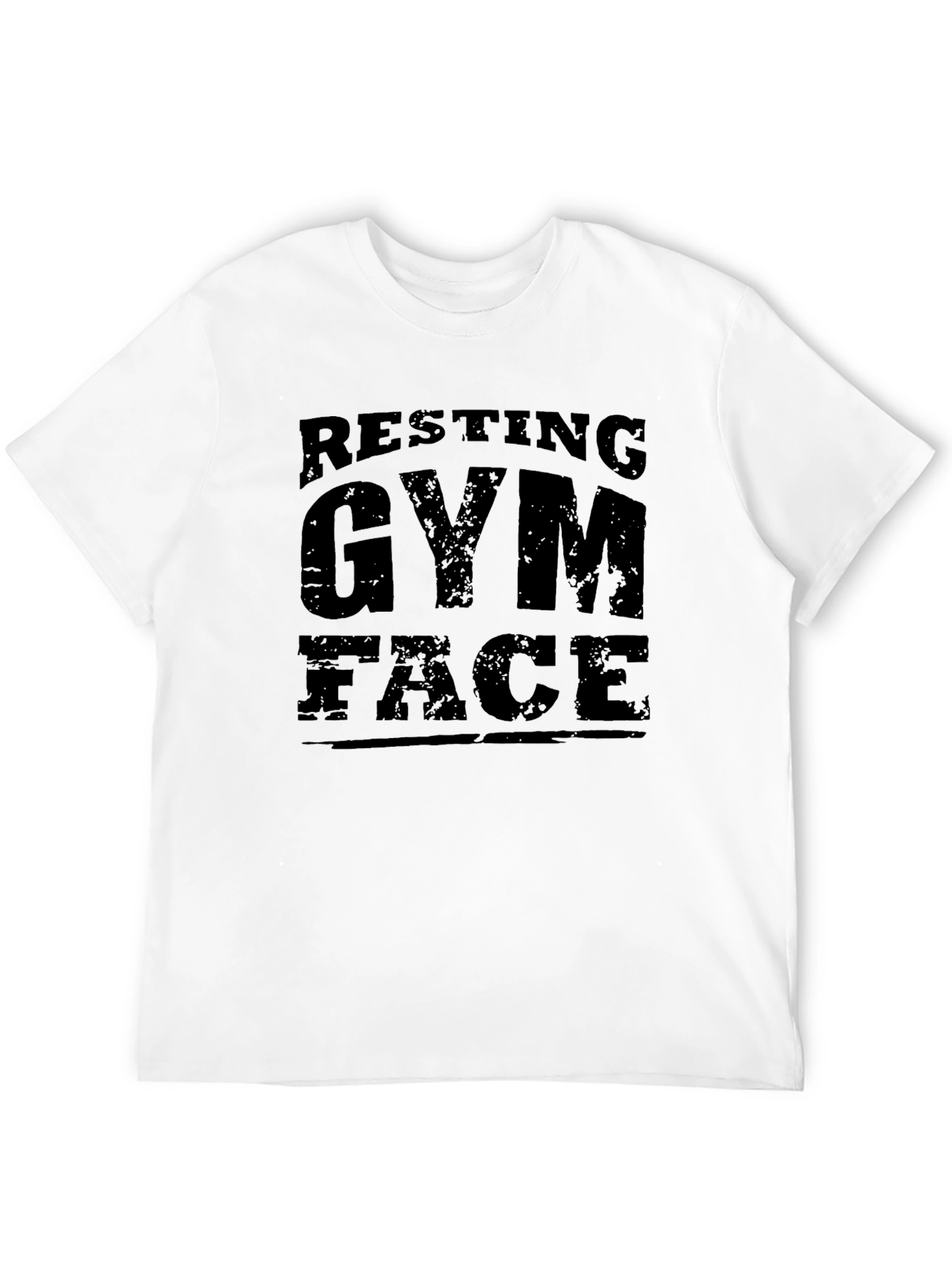 Resting Gym Face Graphic T-Shirt
