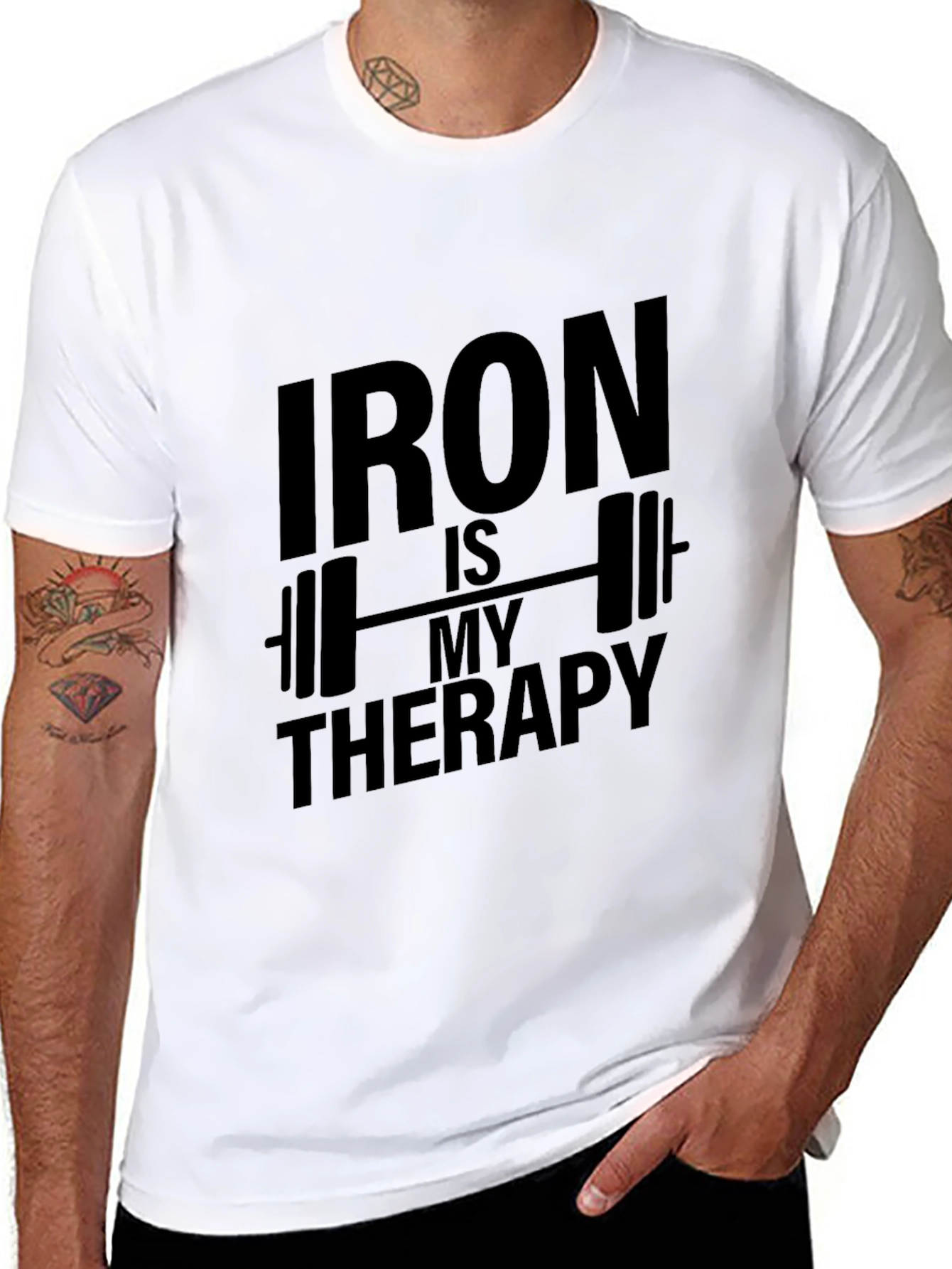 Iron is My Therapy Graphic T-Shirt