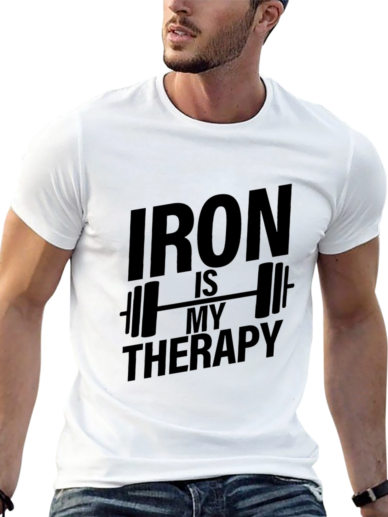 Iron is My Therapy Graphic T-Shirt