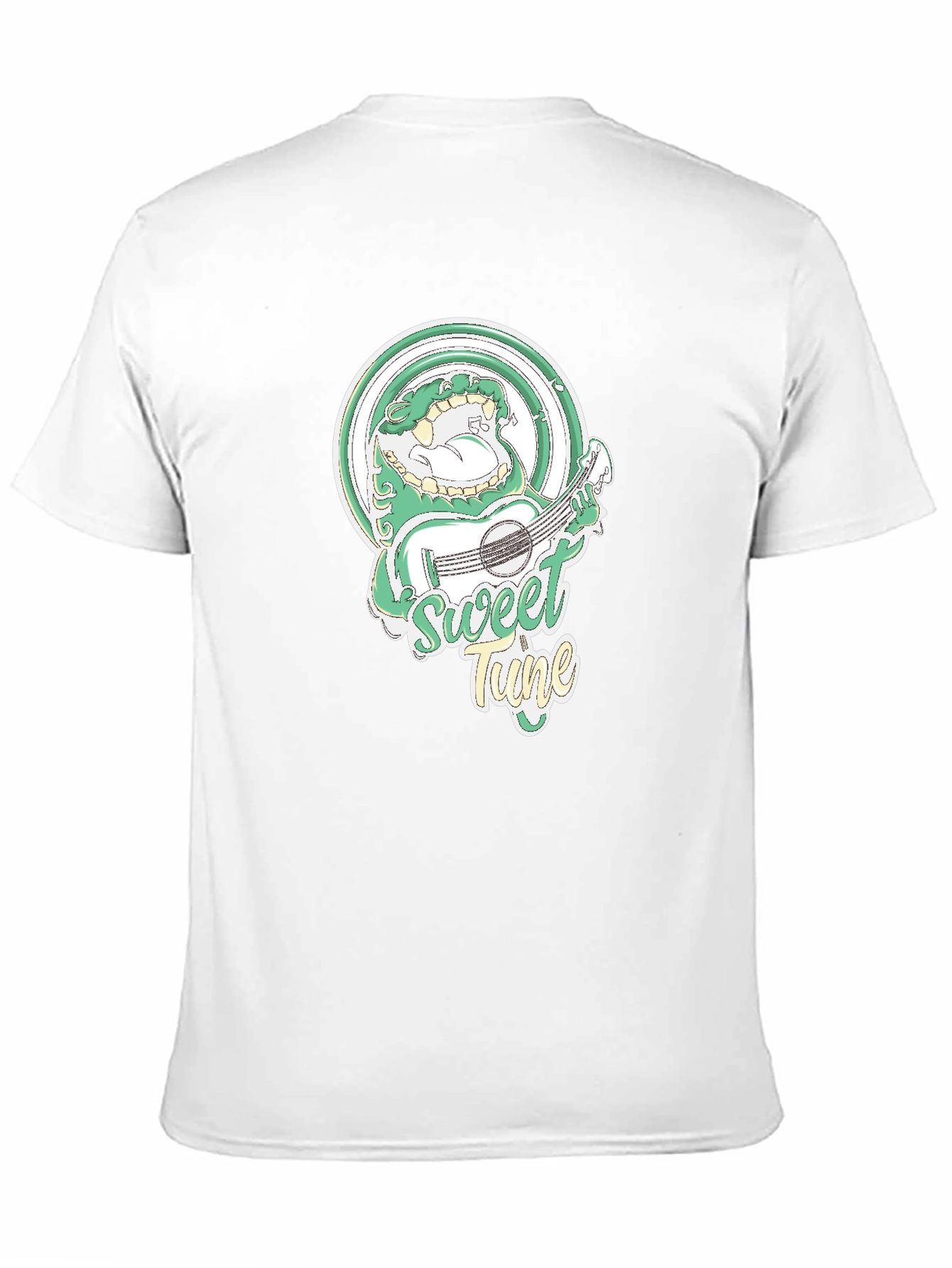 Sweet Tune Graphic Tee - Black Cotton Blend