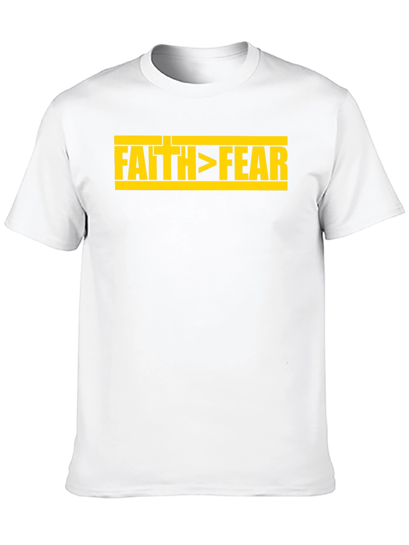 Faith Over Fear Graphic T-Shirt - Christian Inspired Design