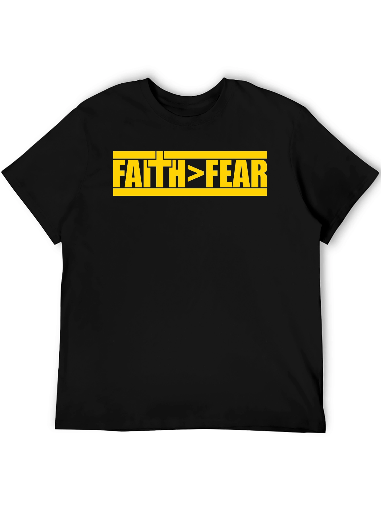 Faith Over Fear Graphic T-Shirt - Christian Inspired Design
