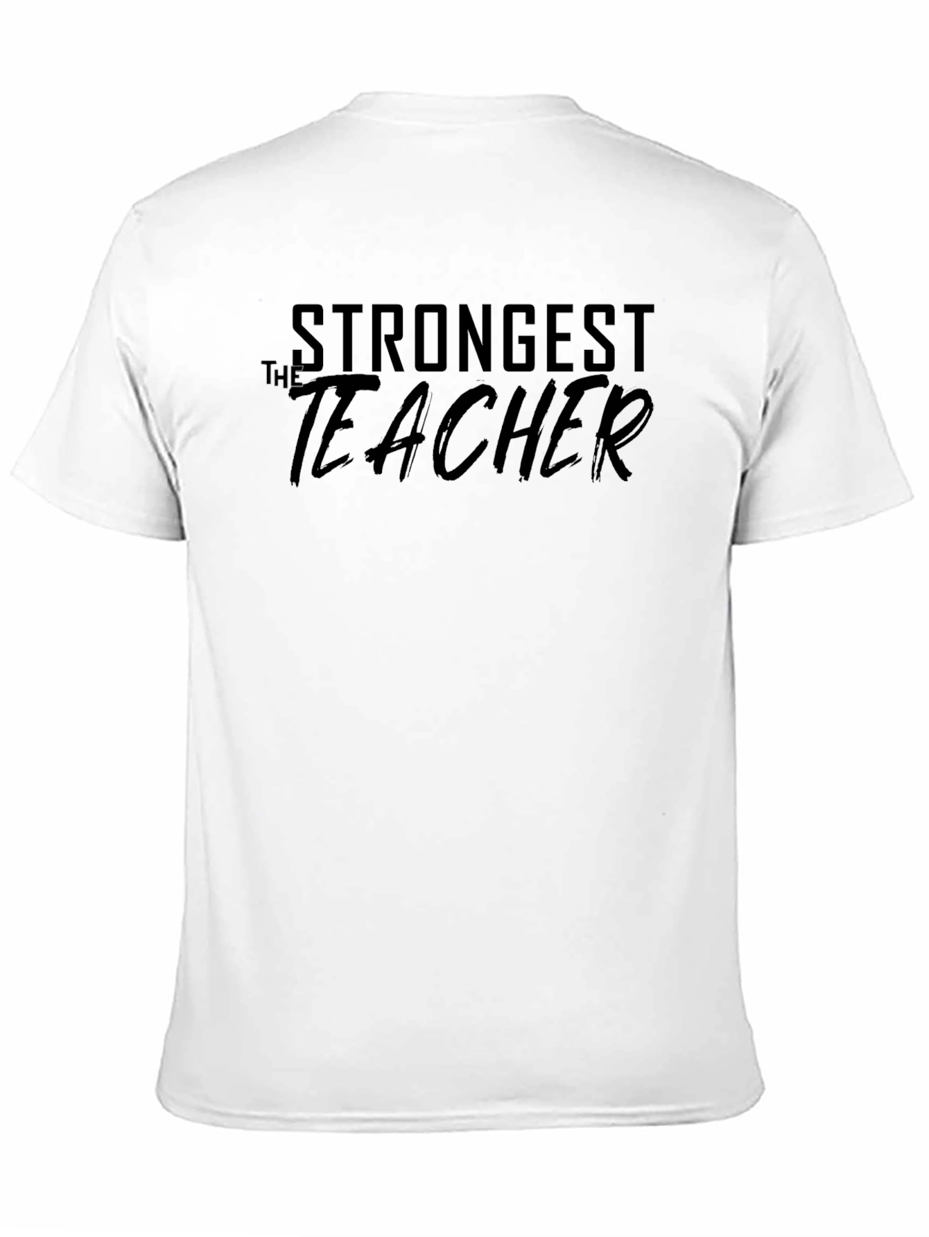 Strongest Teacher Black Graphic Tee