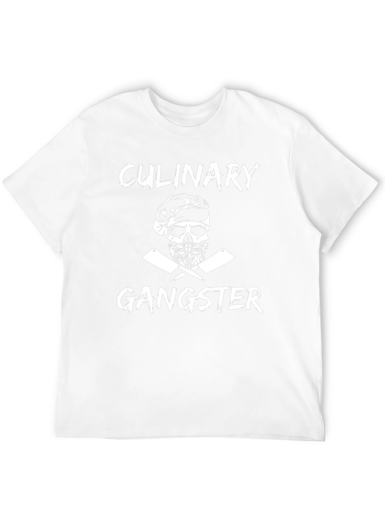 Culinary Gangster Graphic T-Shirt Black Cotton Tee