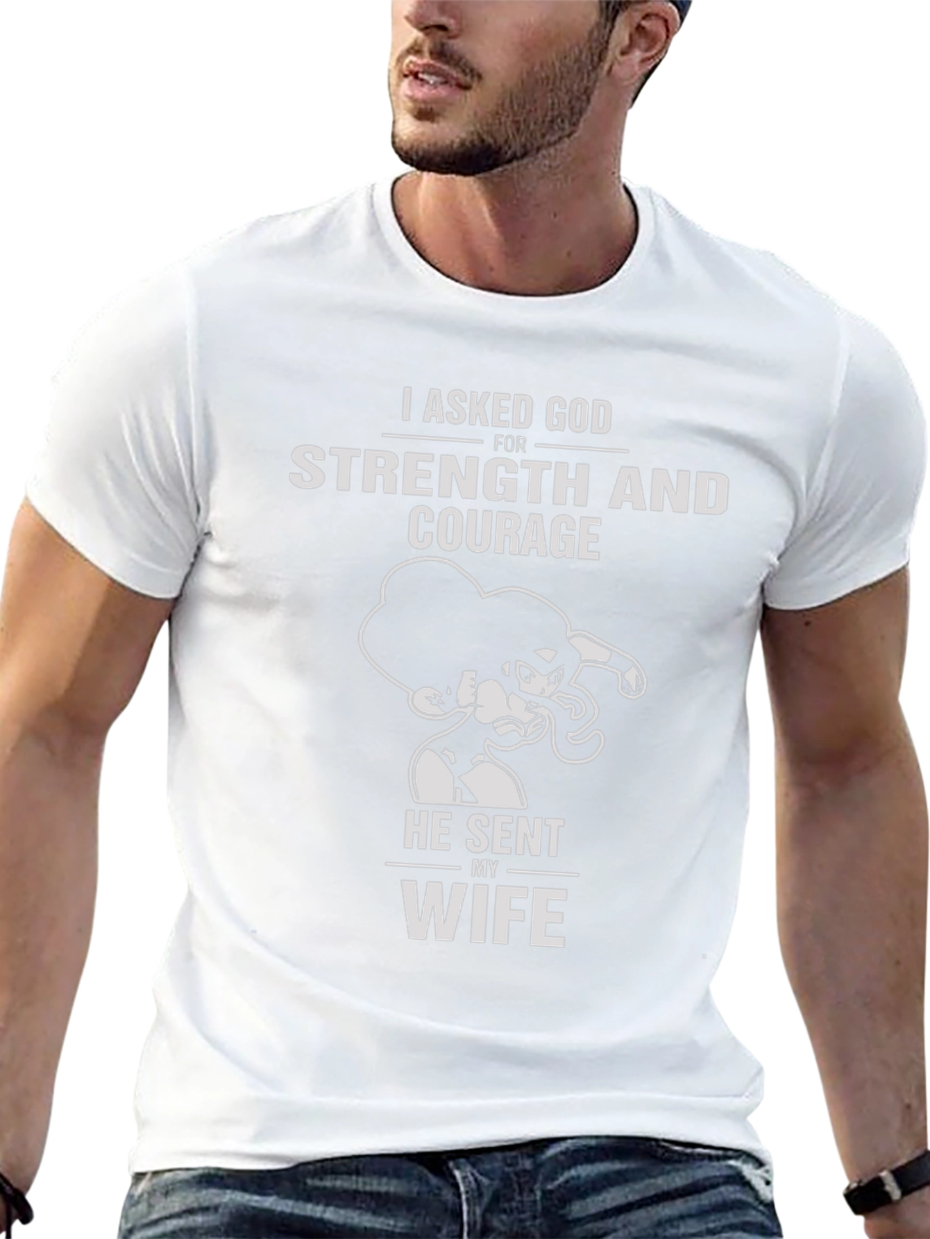 Strength and Courage Wife T-Shirt