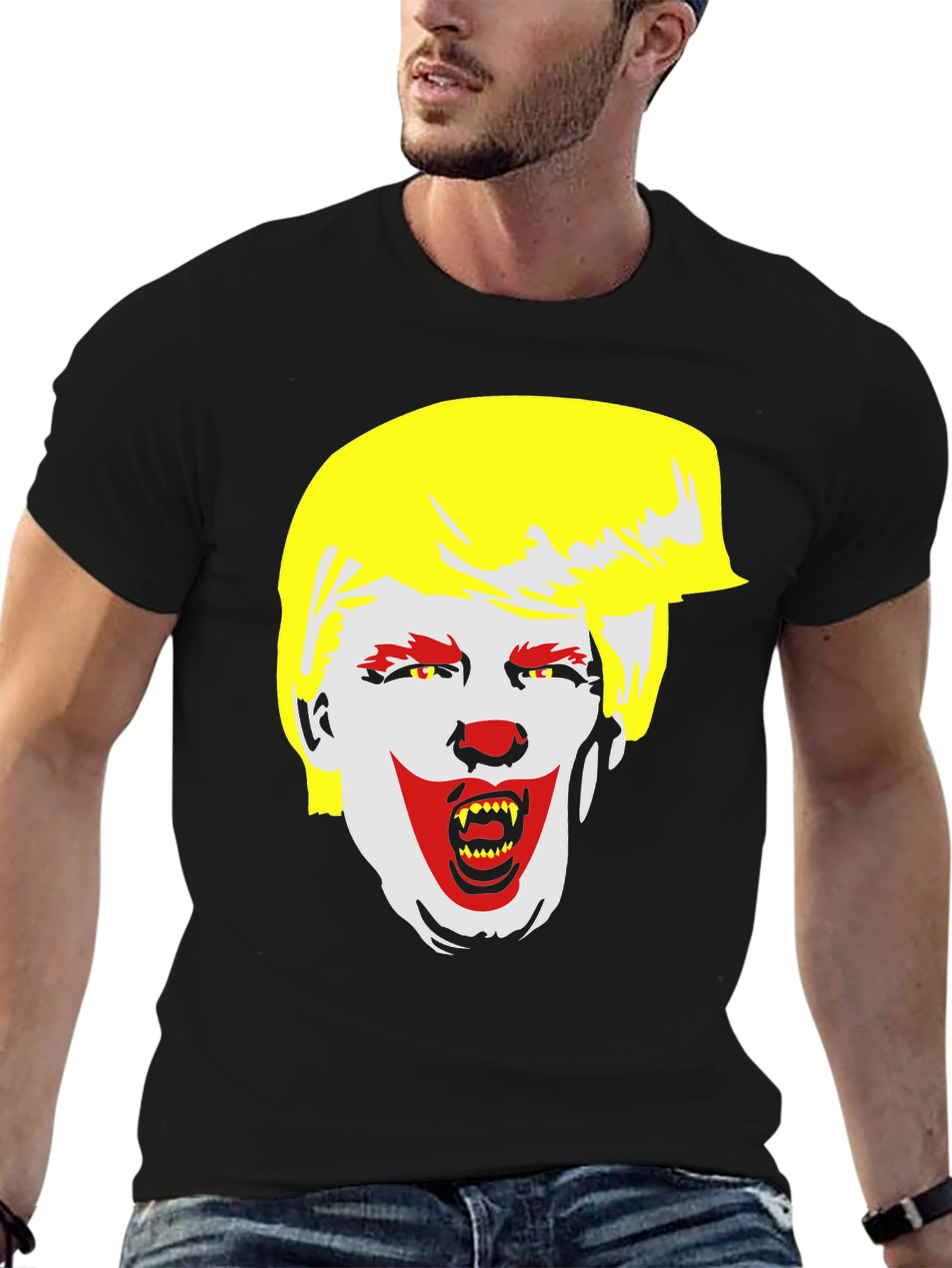 Clown Trump Graphic Tee - Political Satire T-Shirt