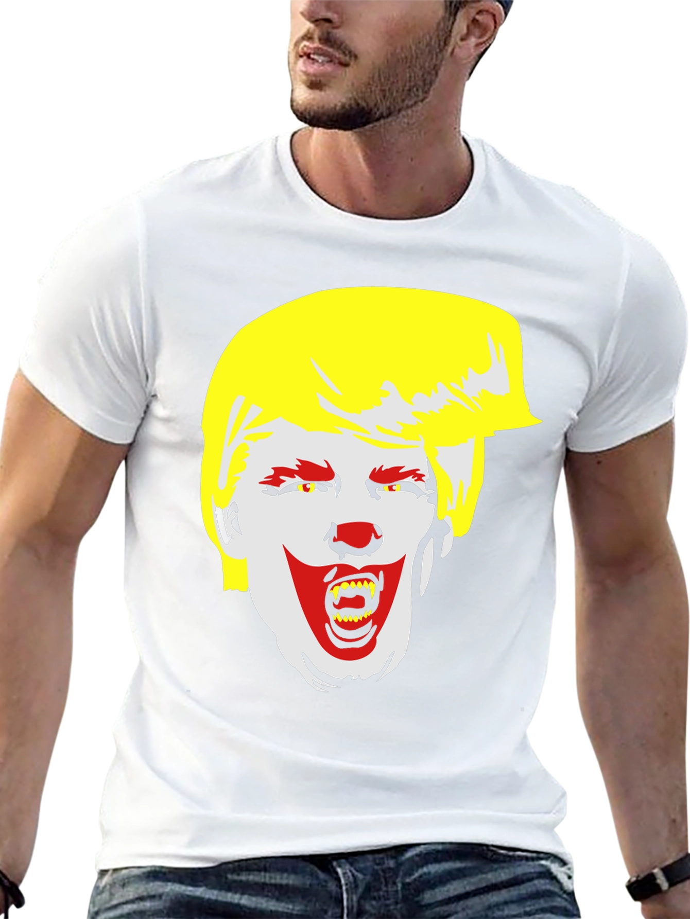 Clown Trump Graphic Tee - Political Satire T-Shirt