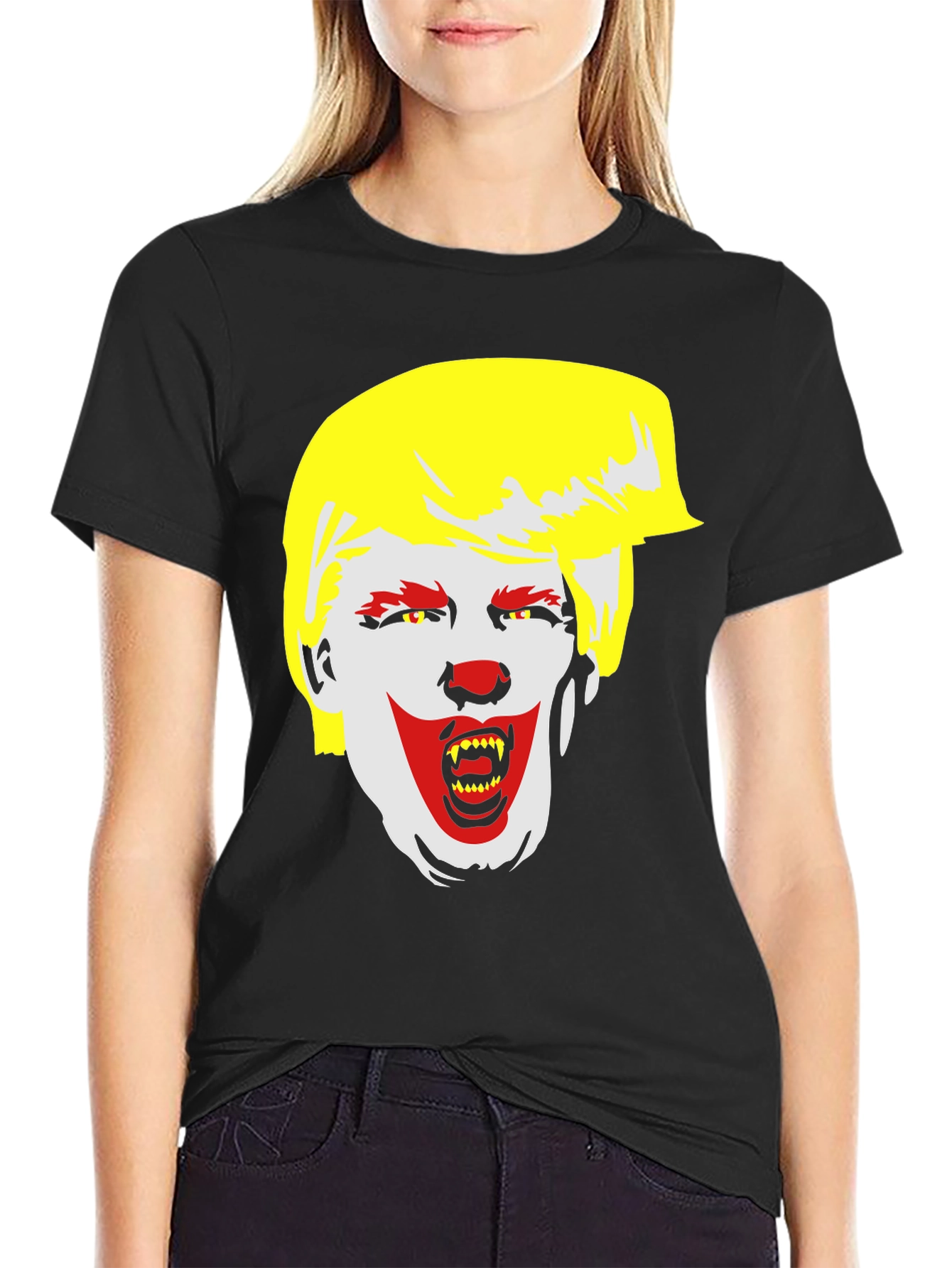 Clown Trump Graphic Tee - Political Satire T-Shirt