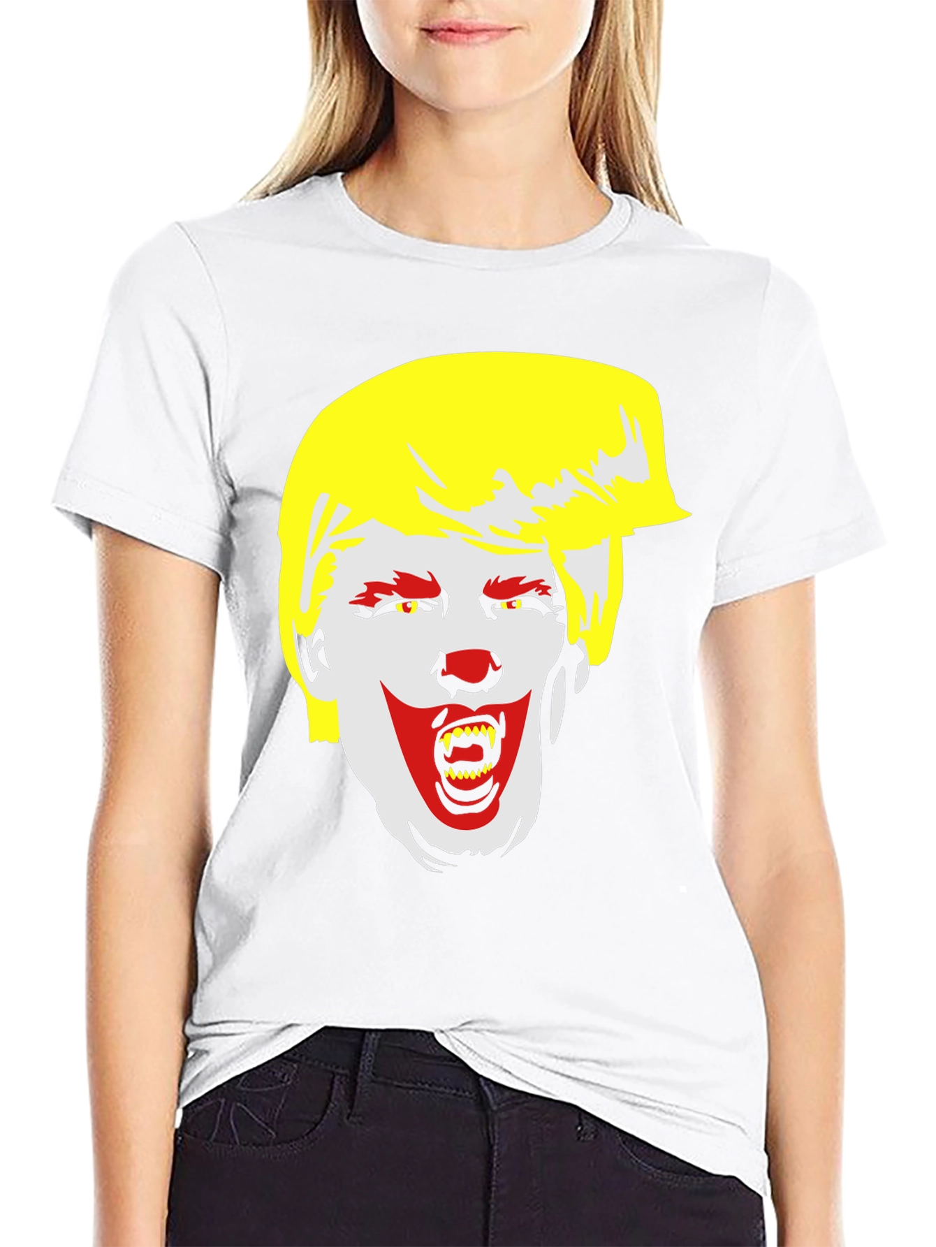 Clown Trump Graphic Tee - Political Satire T-Shirt