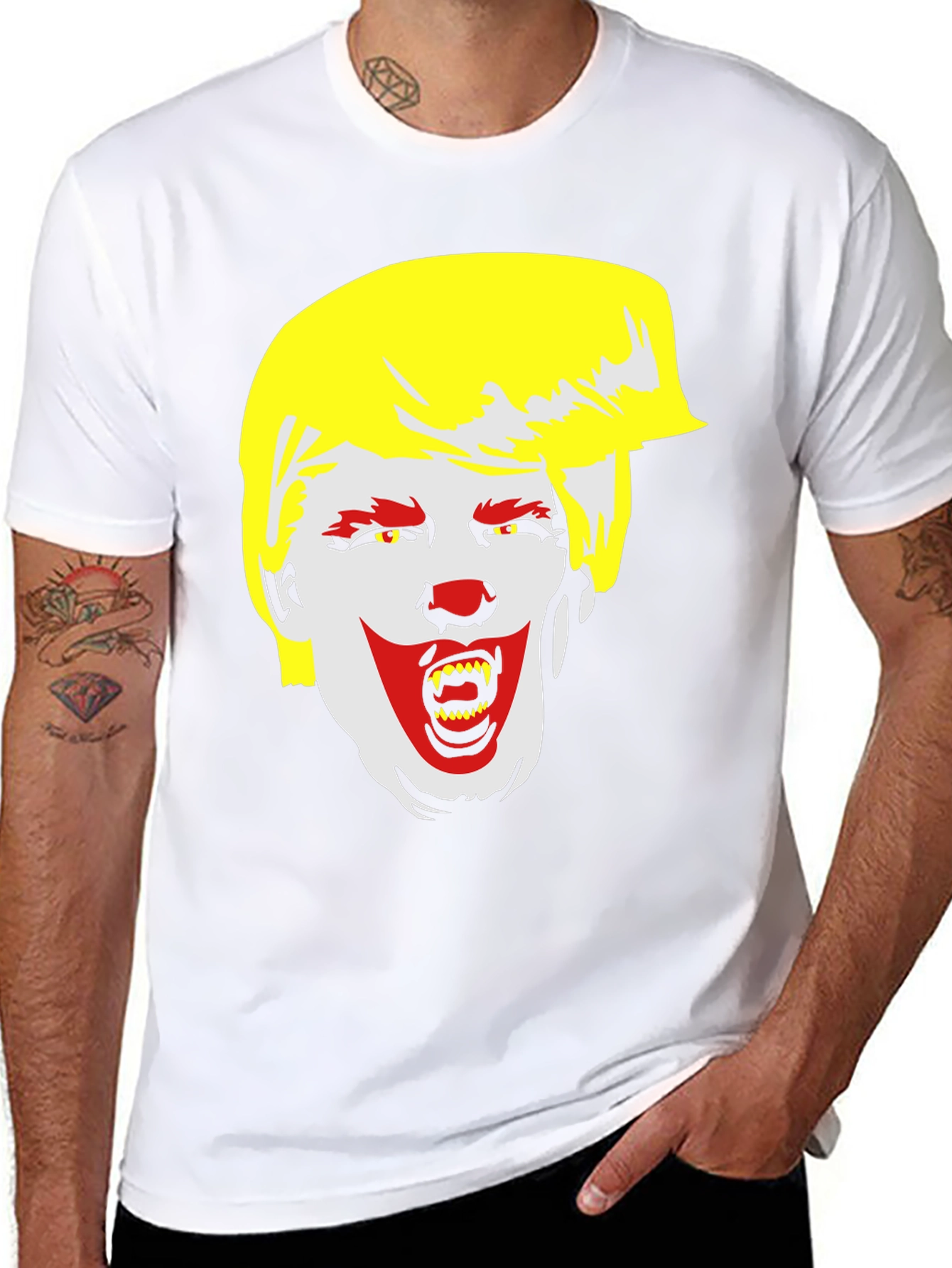 Clown Trump Graphic Tee - Political Satire T-Shirt