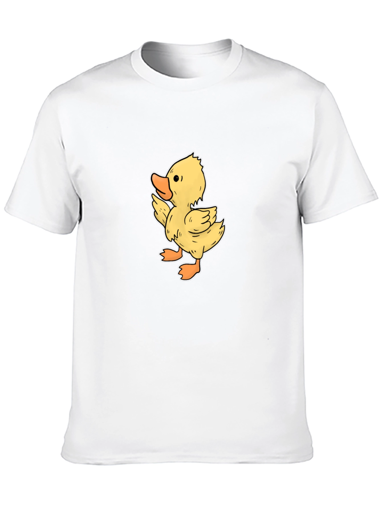Duckling Graphic Tee - Black Casual T-Shirt