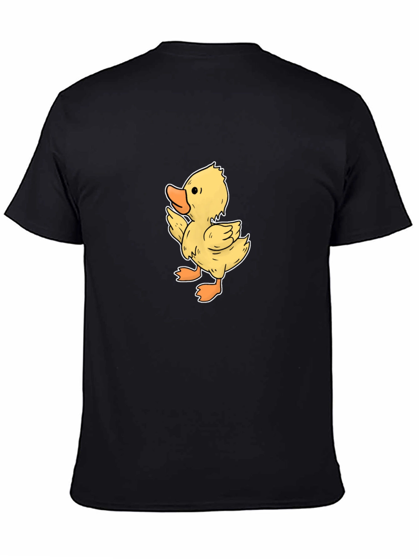 Duckling Graphic Tee - Black Casual T-Shirt