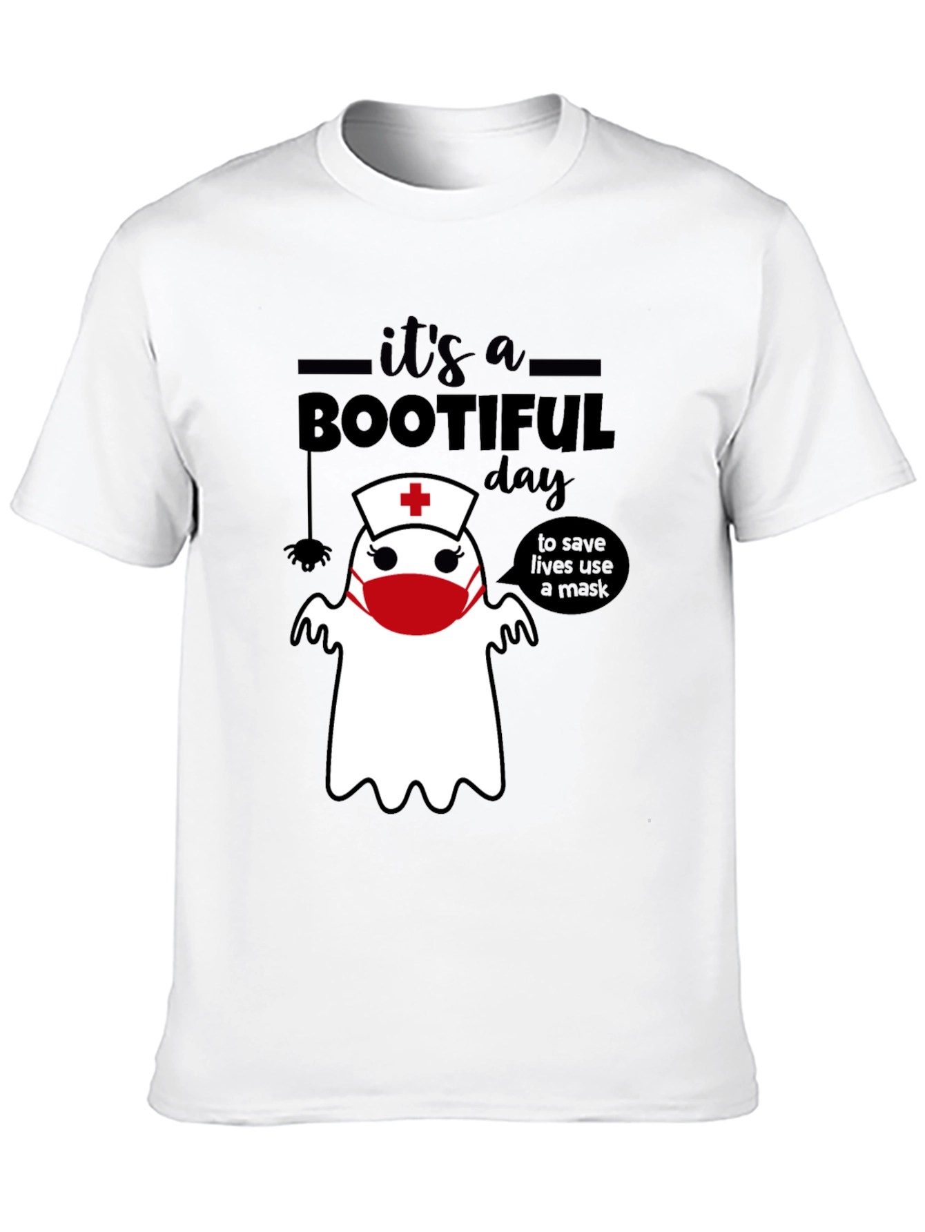 Bootiful Day Nurse Ghost T-Shirt