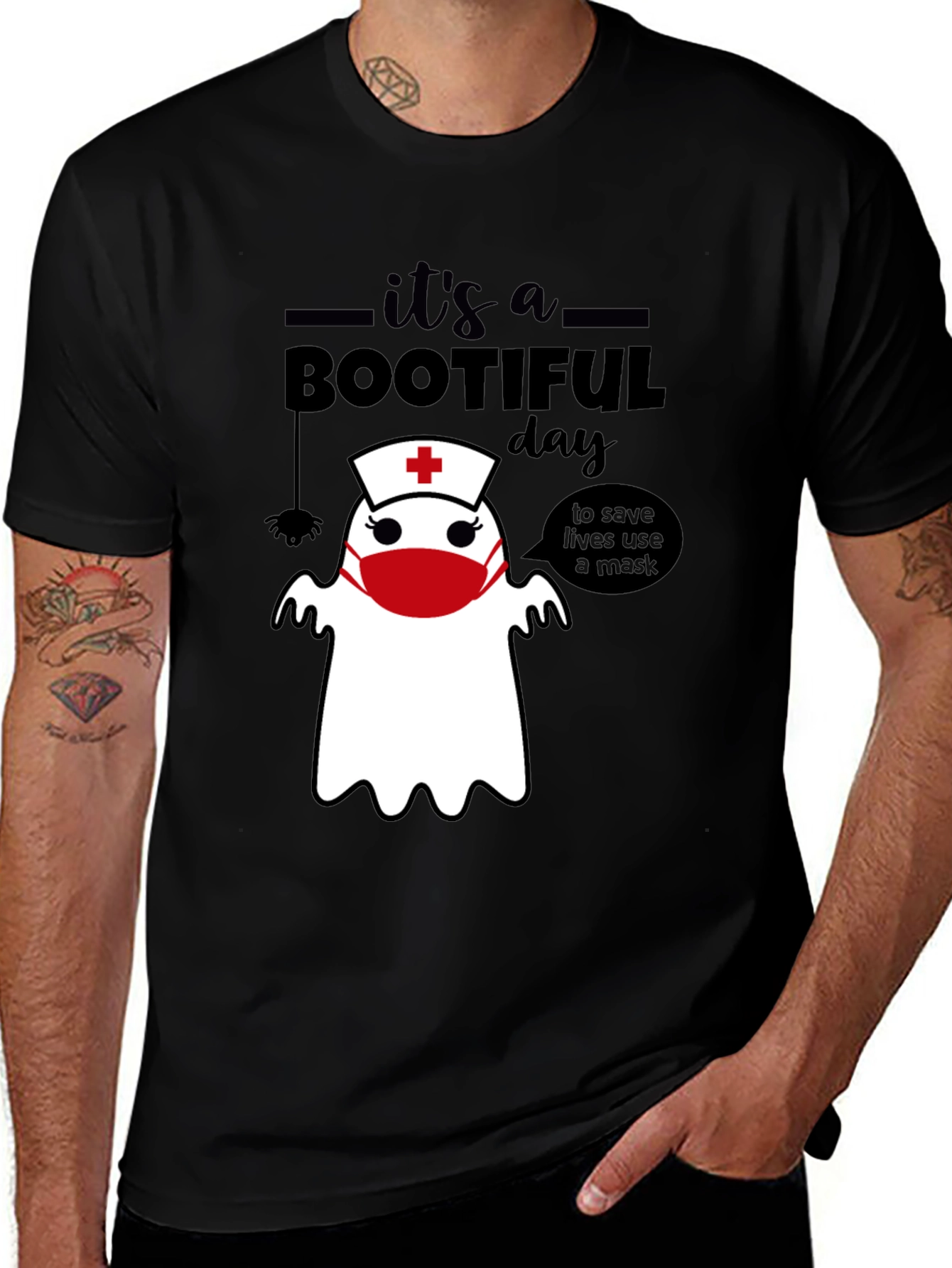 Bootiful Day Nurse Ghost T-Shirt