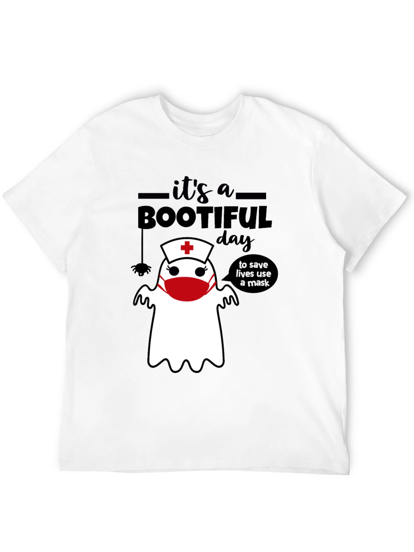 Bootiful Day Nurse Ghost T-Shirt