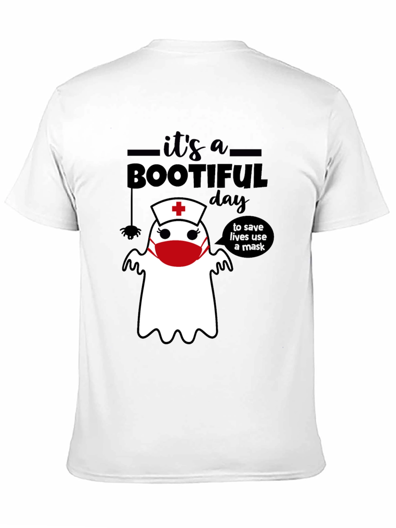 Bootiful Day Nurse Ghost T-Shirt