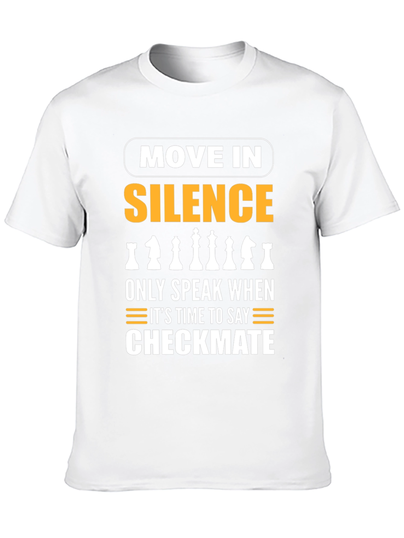 Move in Silence Chess T-Shirt