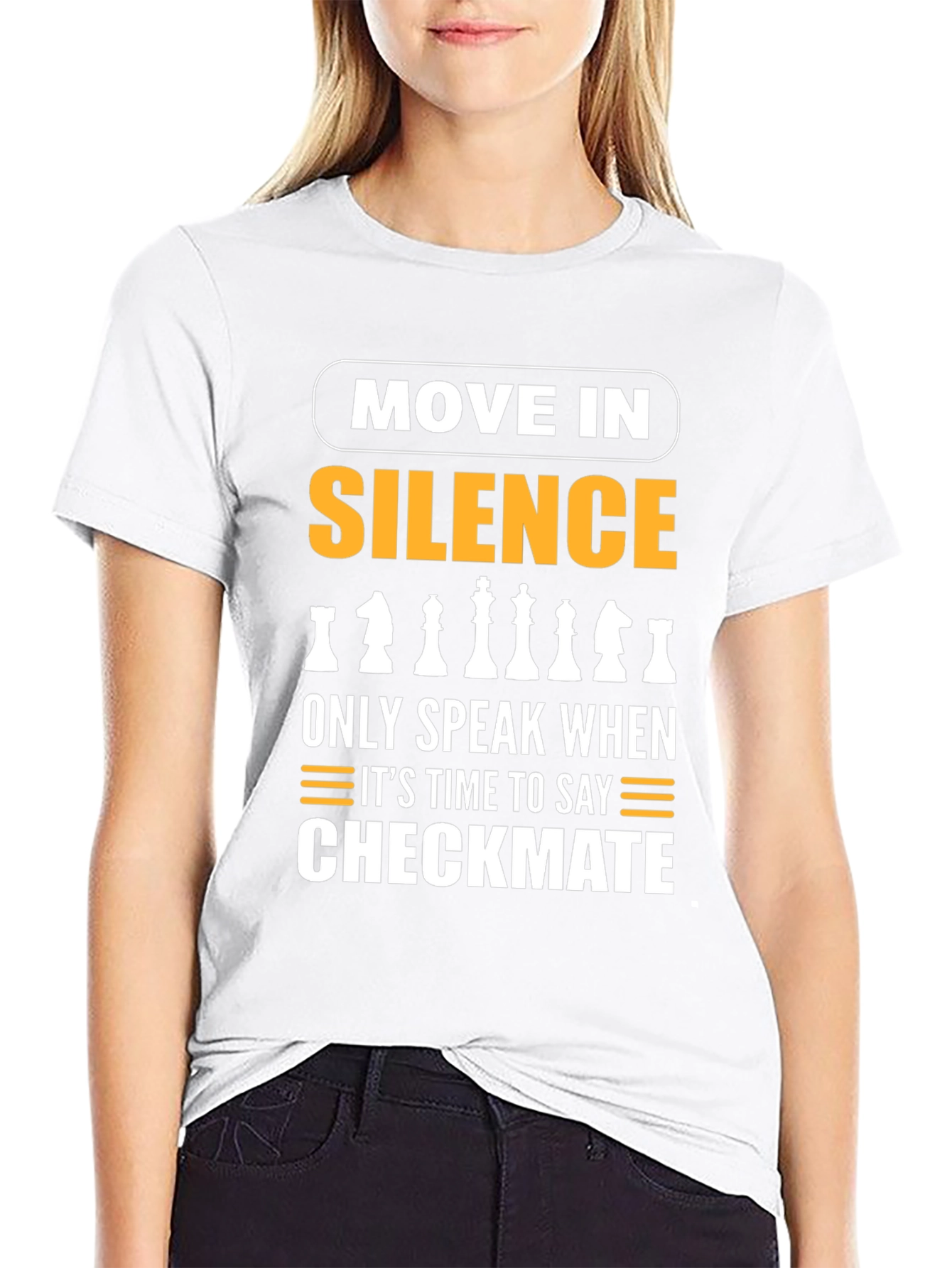 Move in Silence Chess T-Shirt