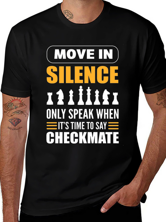 Move in Silence Chess T-Shirt