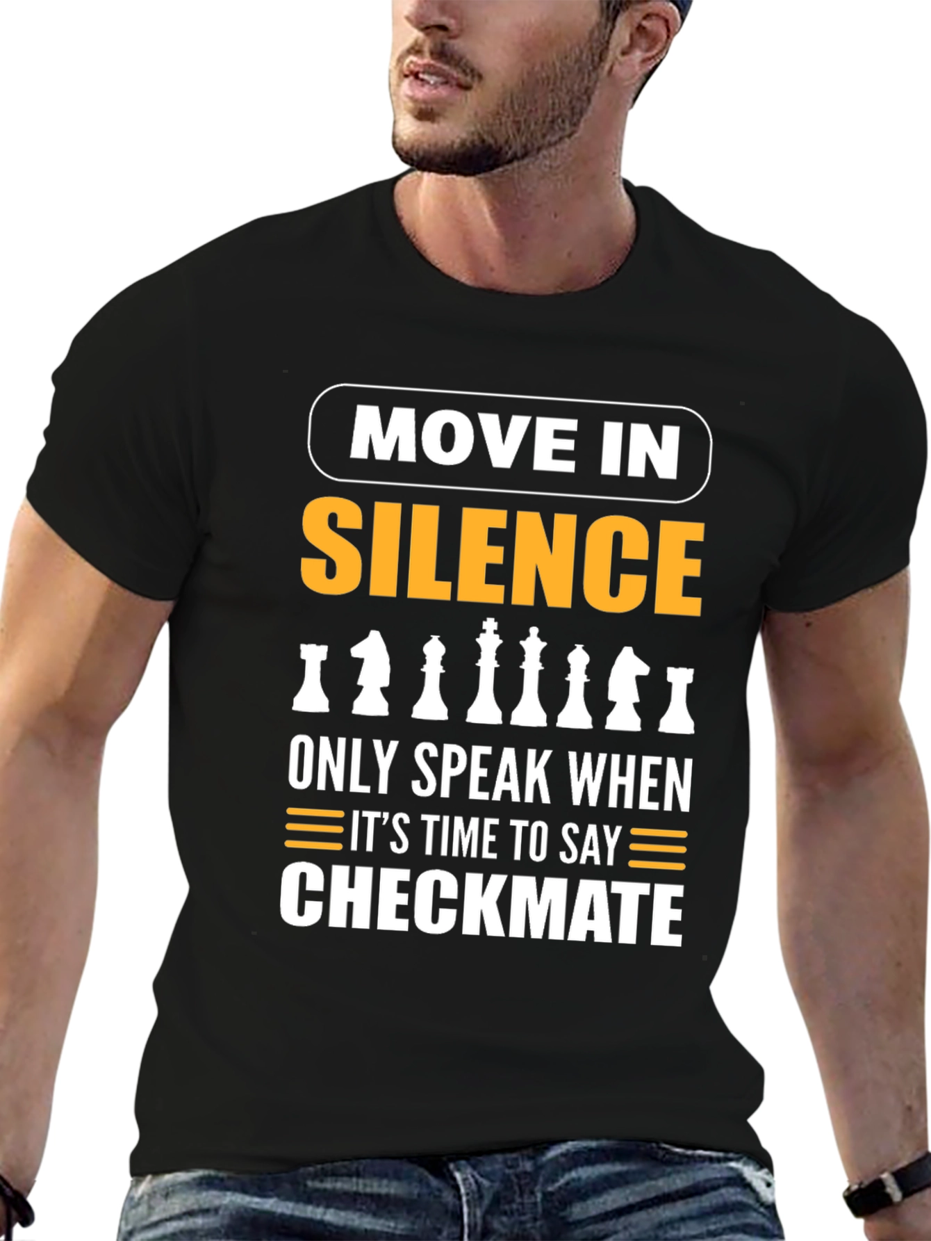 Move in Silence Chess T-Shirt