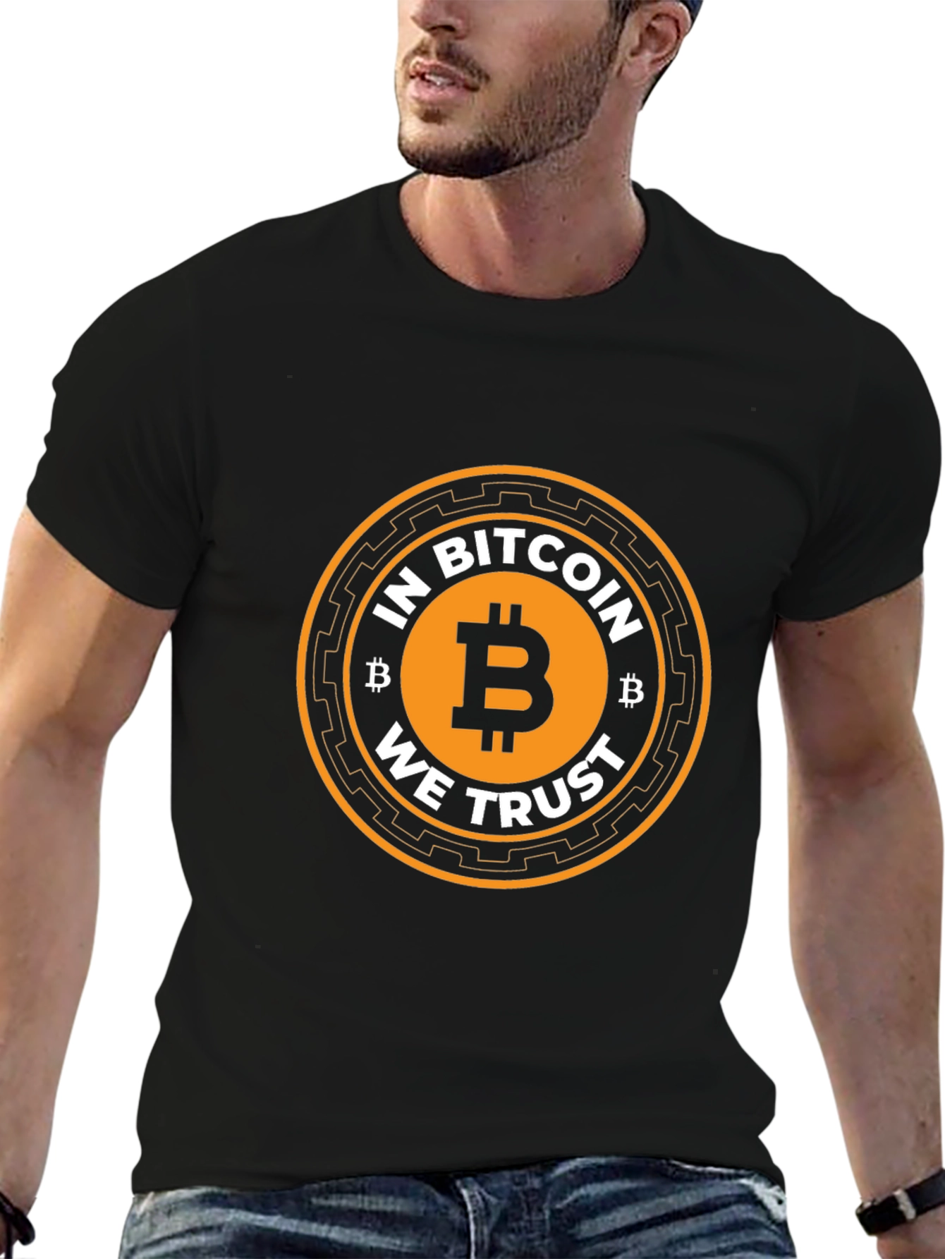 Bitcoin We Trust Black T-Shirt