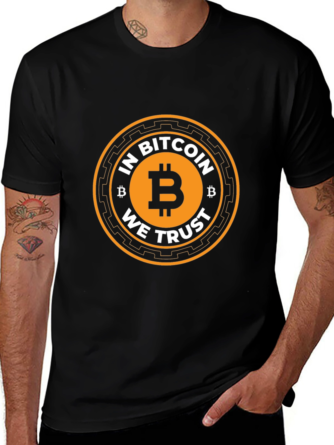 Bitcoin We Trust Black T-Shirt