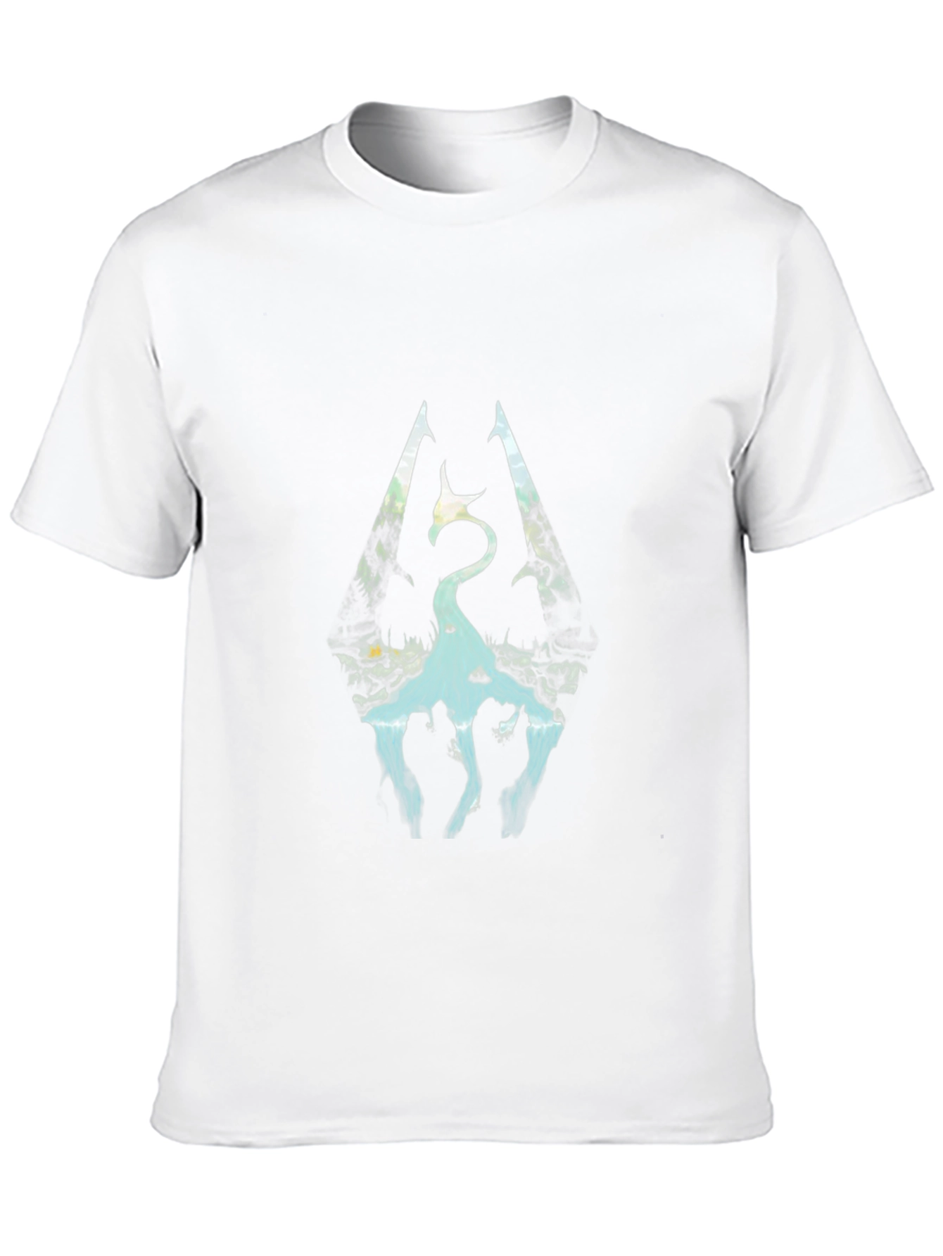 Skyrim Logo Graphic Black T-Shirt