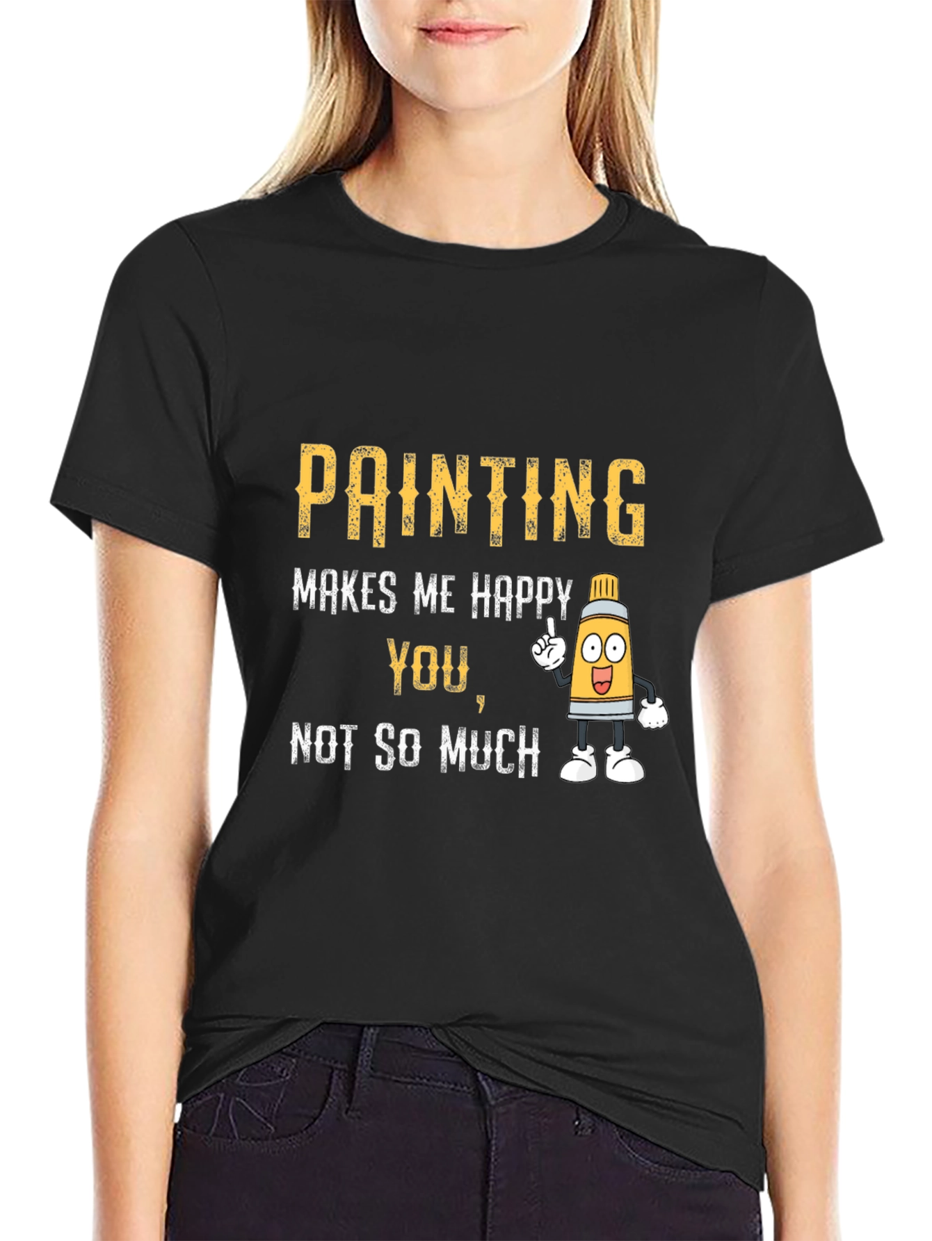 Painting Makes Me Happy T-Shirt