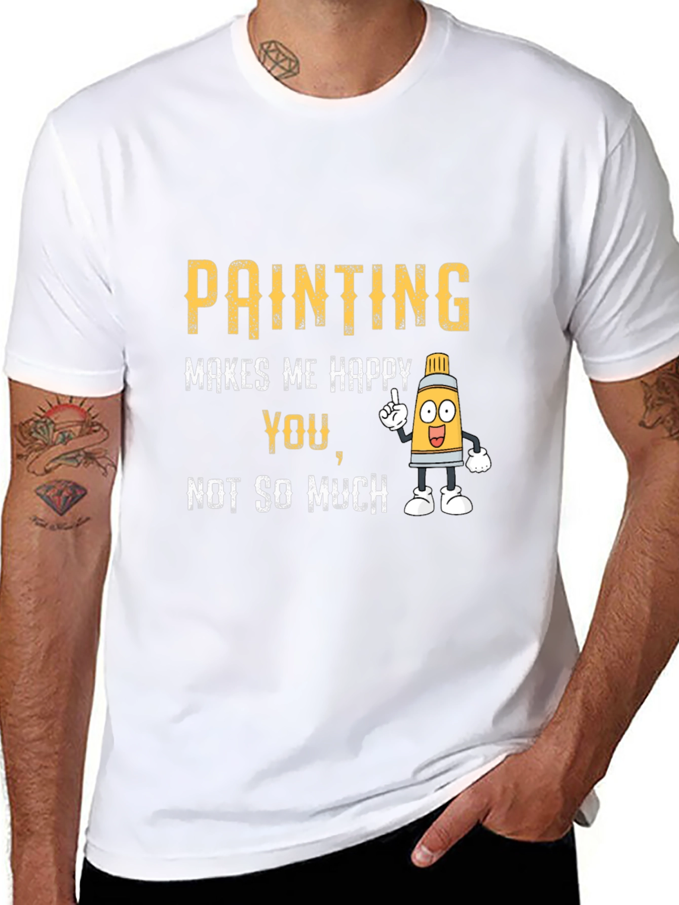 Painting Makes Me Happy T-Shirt