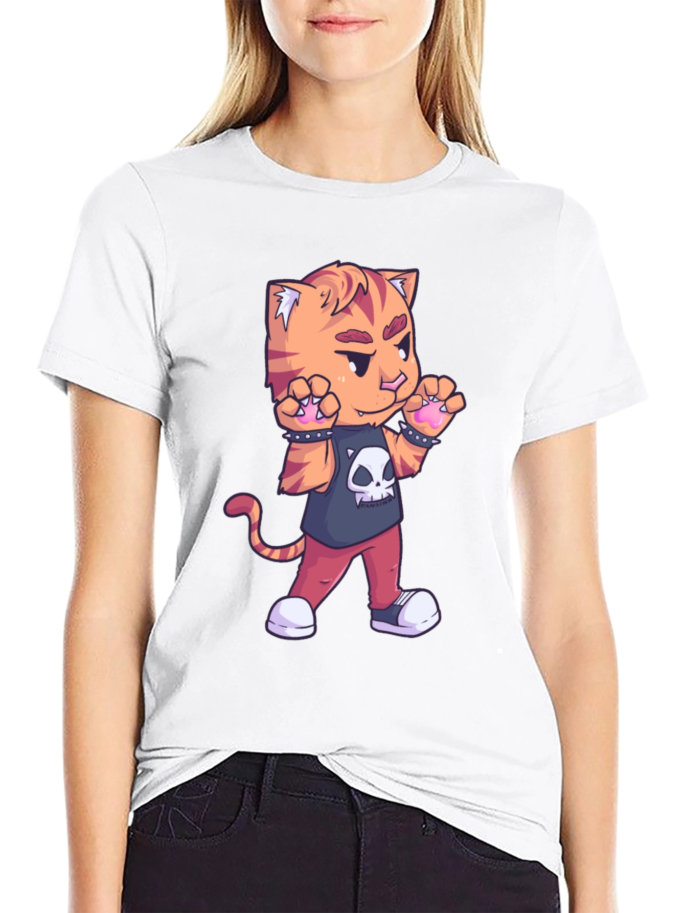 Cartoon Cat T-Shirt
