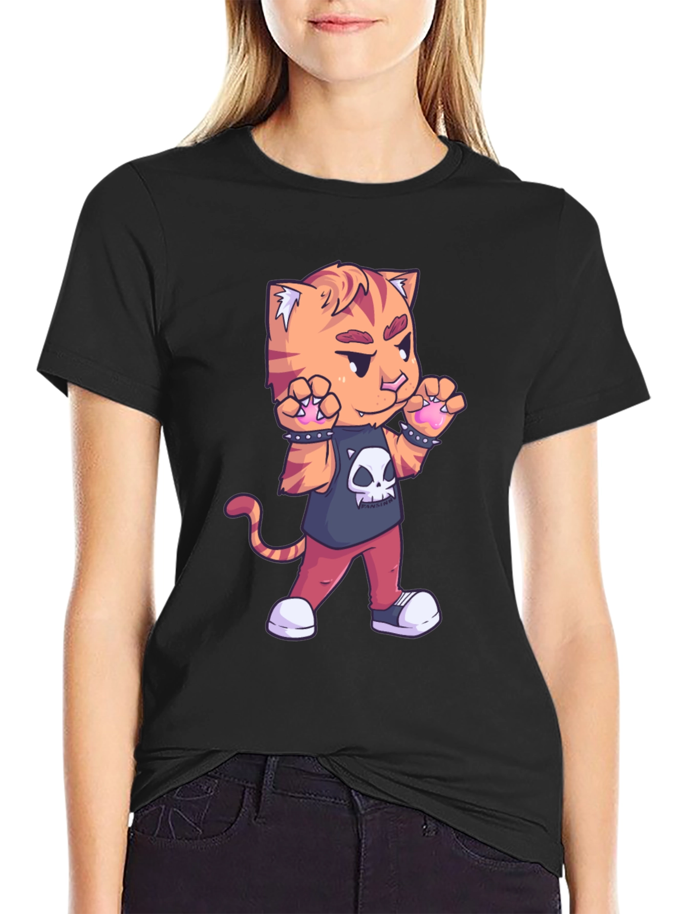 Cartoon Cat T-Shirt