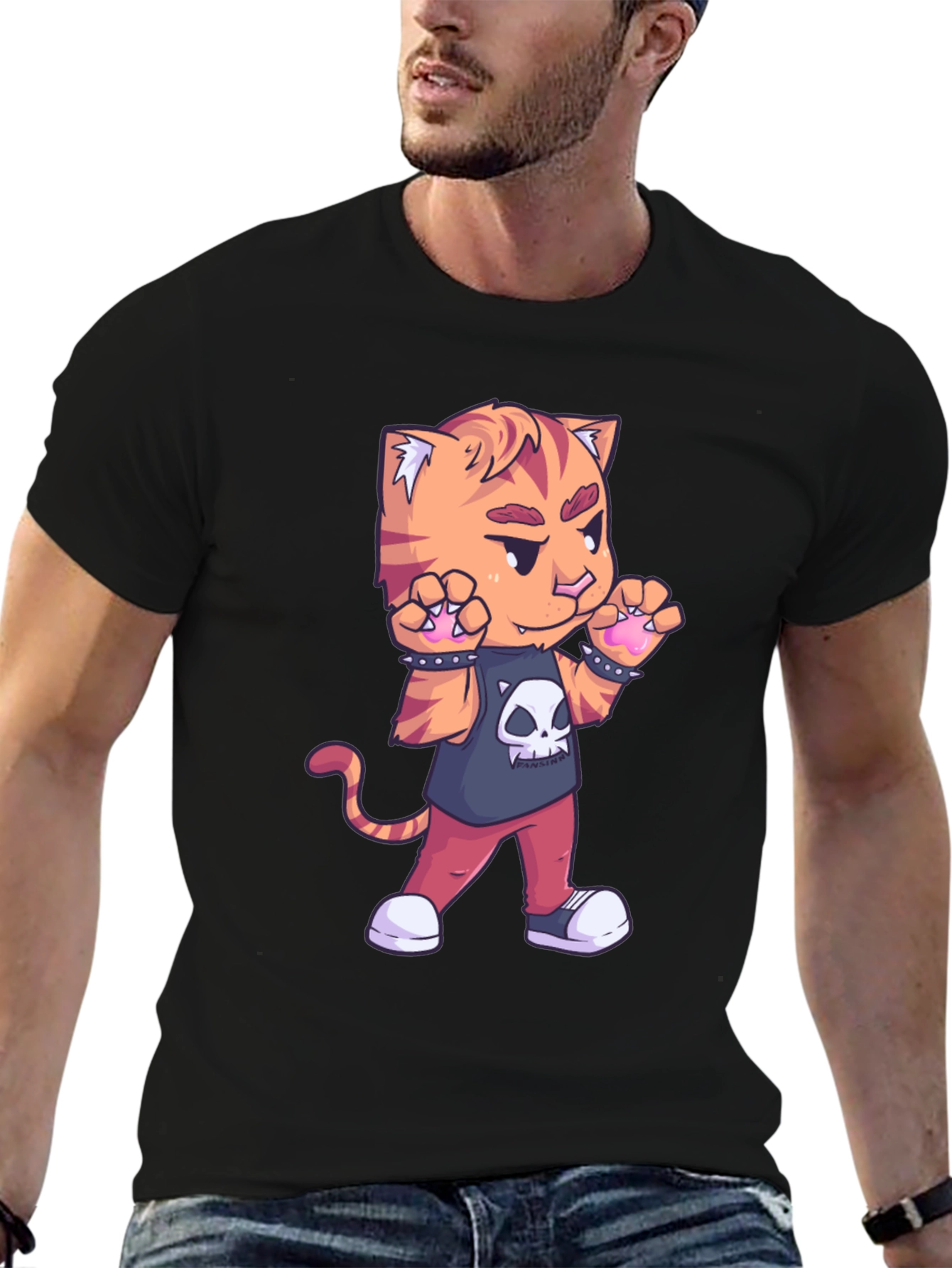 Cartoon Cat T-Shirt
