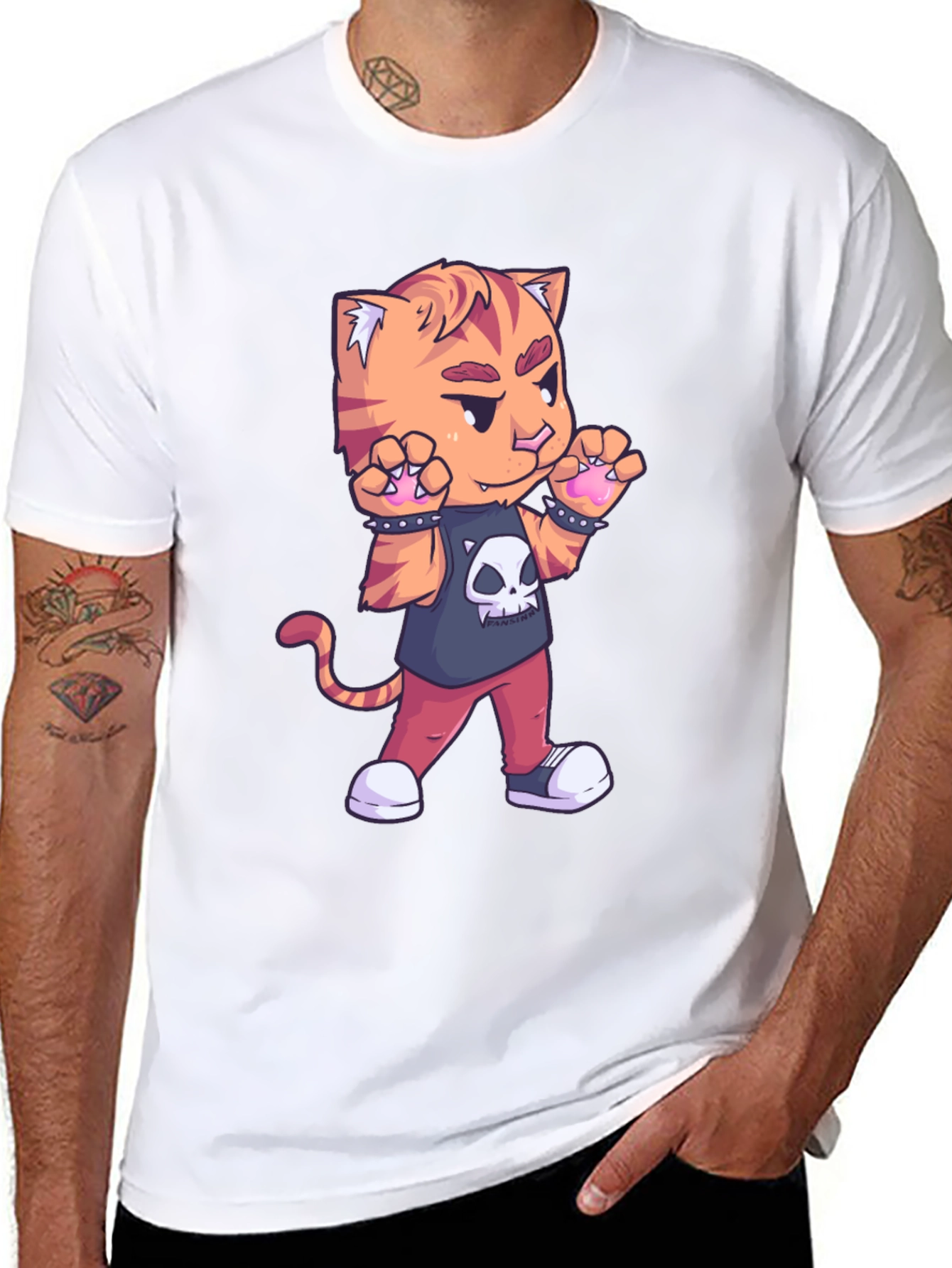 Cartoon Cat T-Shirt