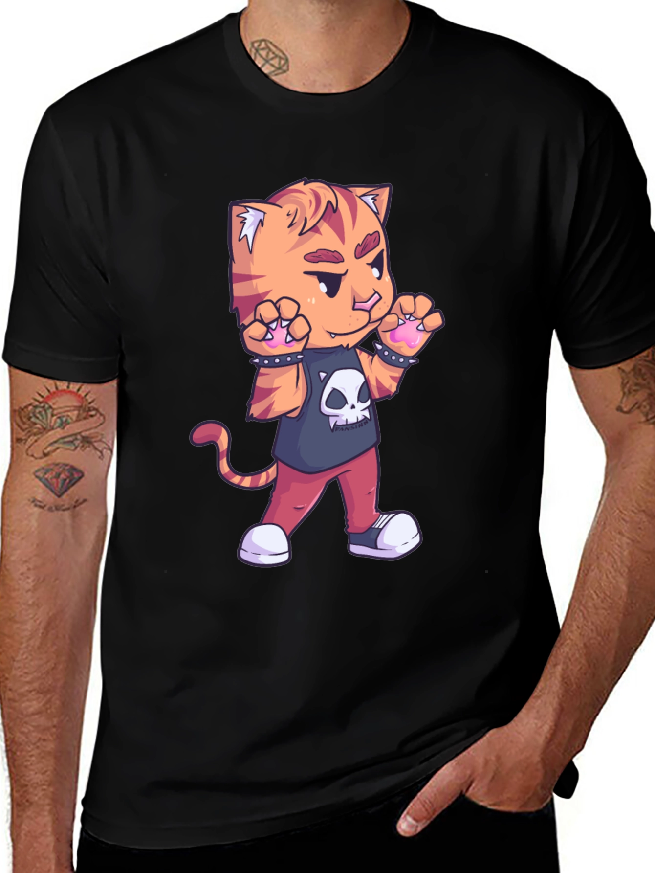 Cartoon Cat T-Shirt