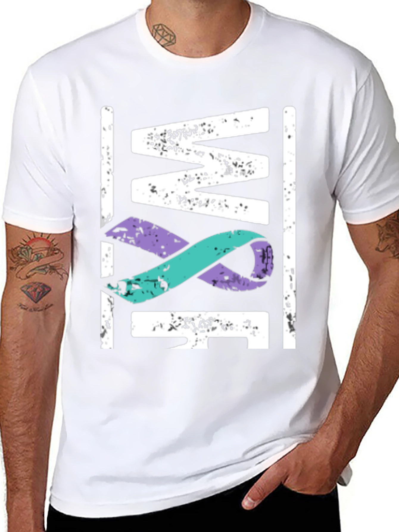 Awareness Ribbon Graphic T-Shirt
