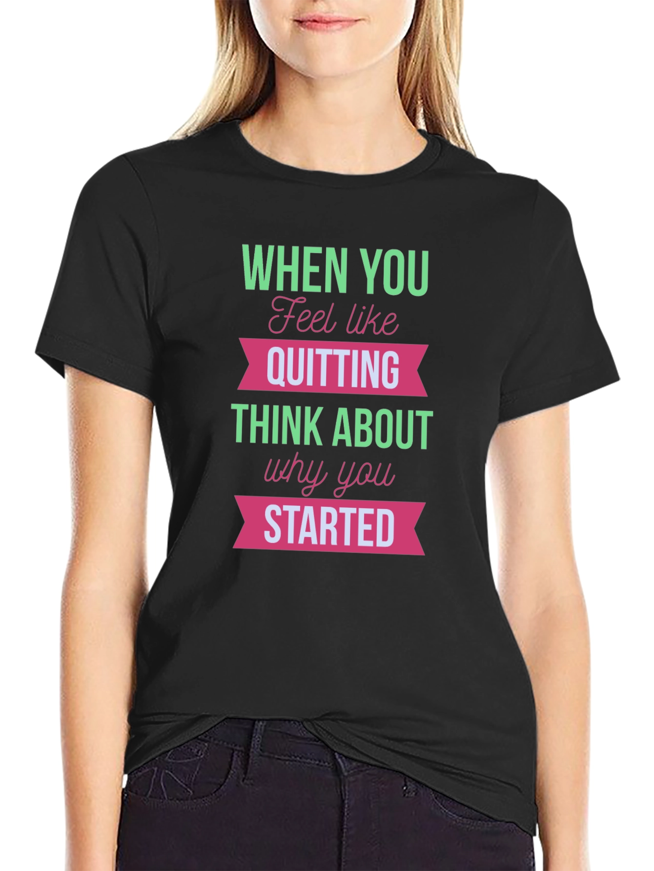 Motivational T-Shirt - Dont Quit