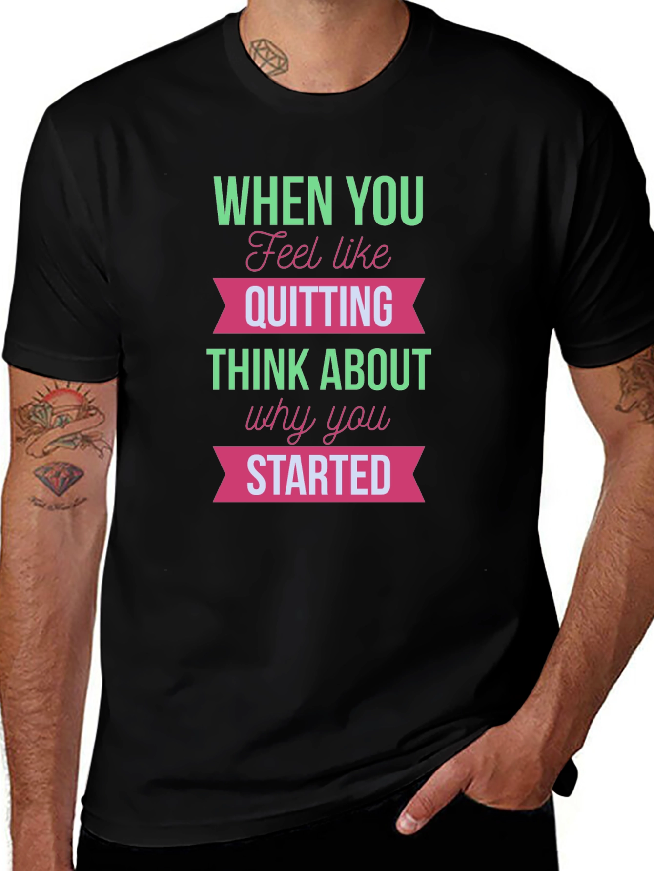 Motivational T-Shirt - Dont Quit