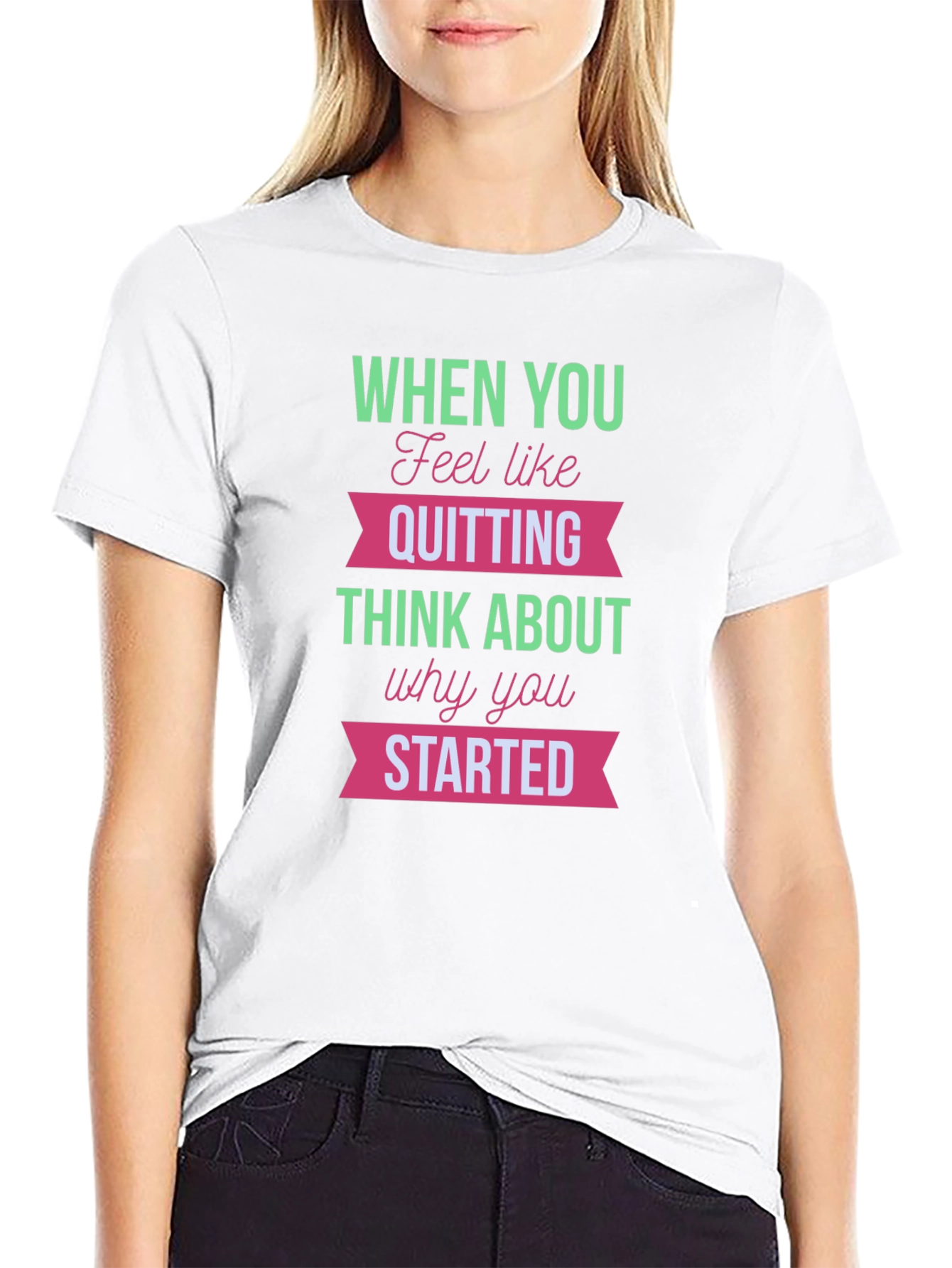 Motivational T-Shirt - Dont Quit