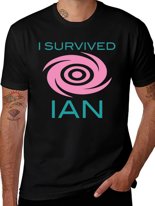 I Survived Hurricane Ian T-Shirt Black
