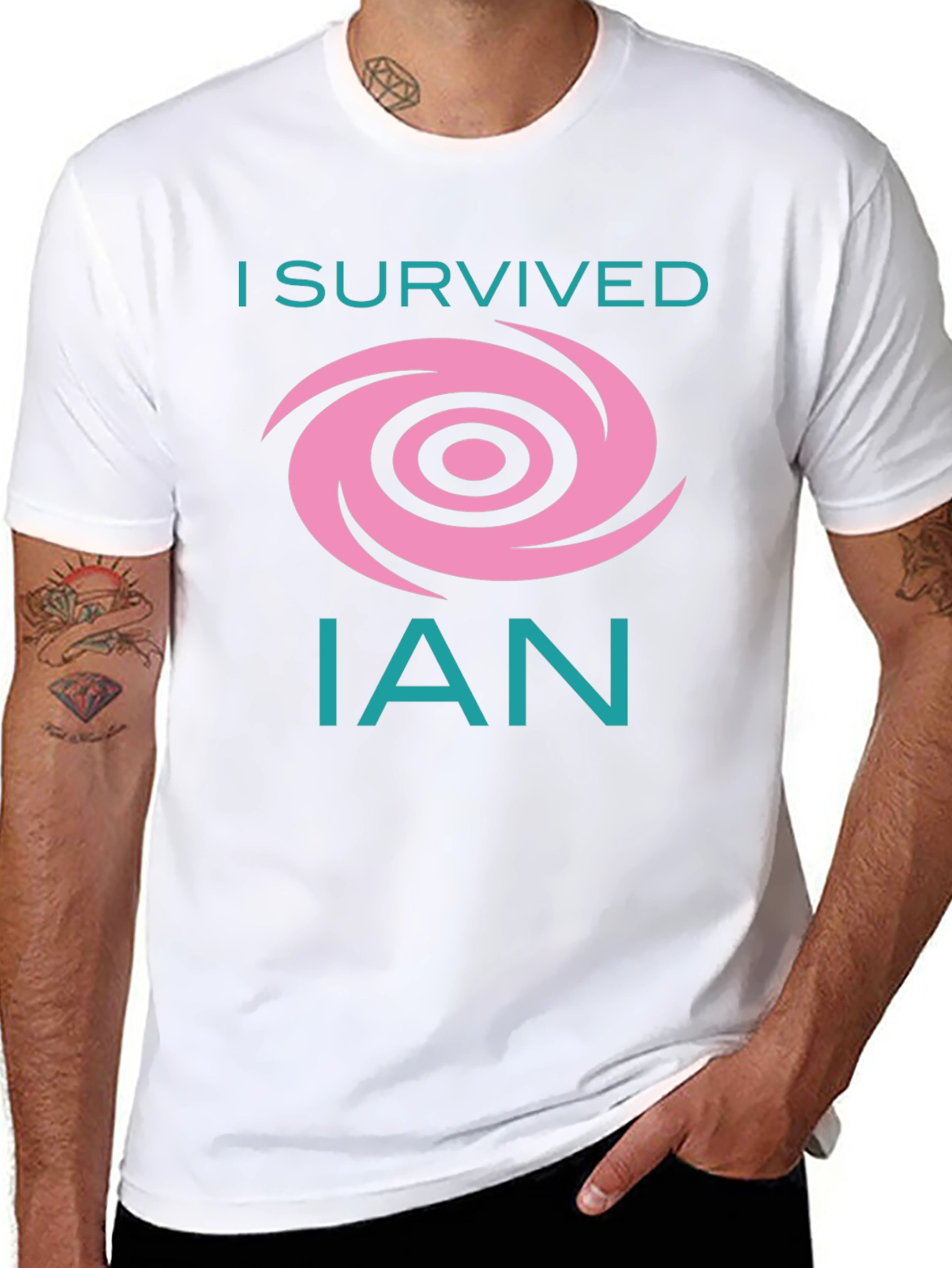 I Survived Hurricane Ian T-Shirt Black