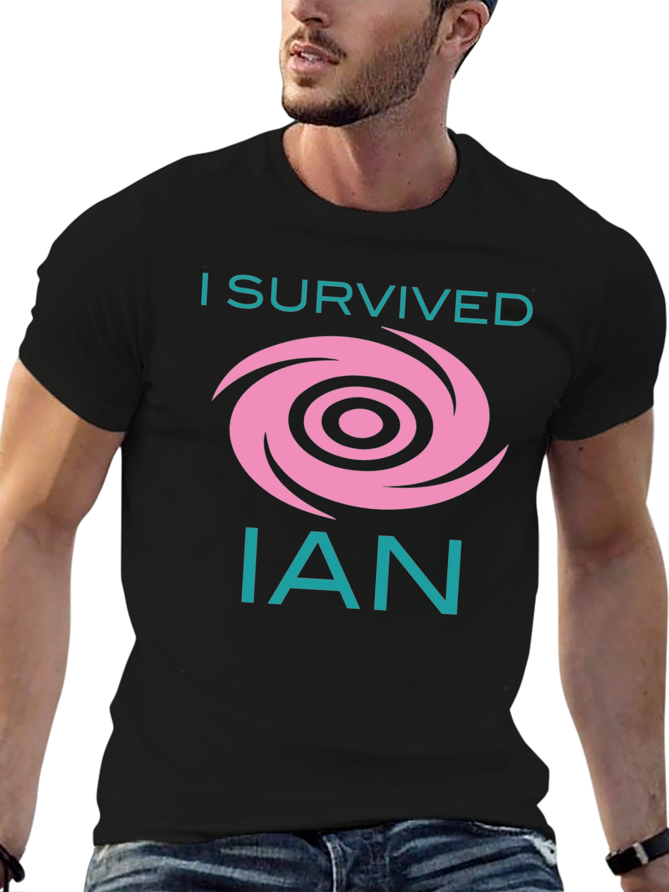 I Survived Hurricane Ian T-Shirt Black