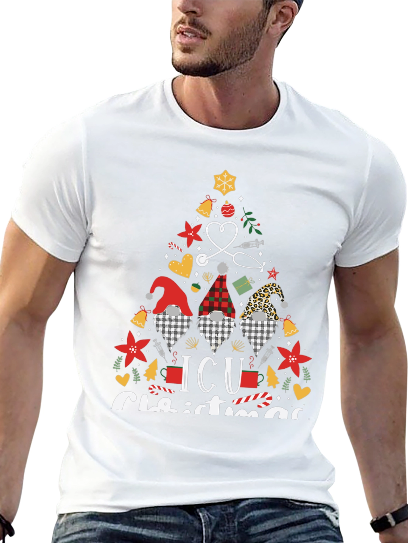 ICU Christmas Gnome T-Shirt
