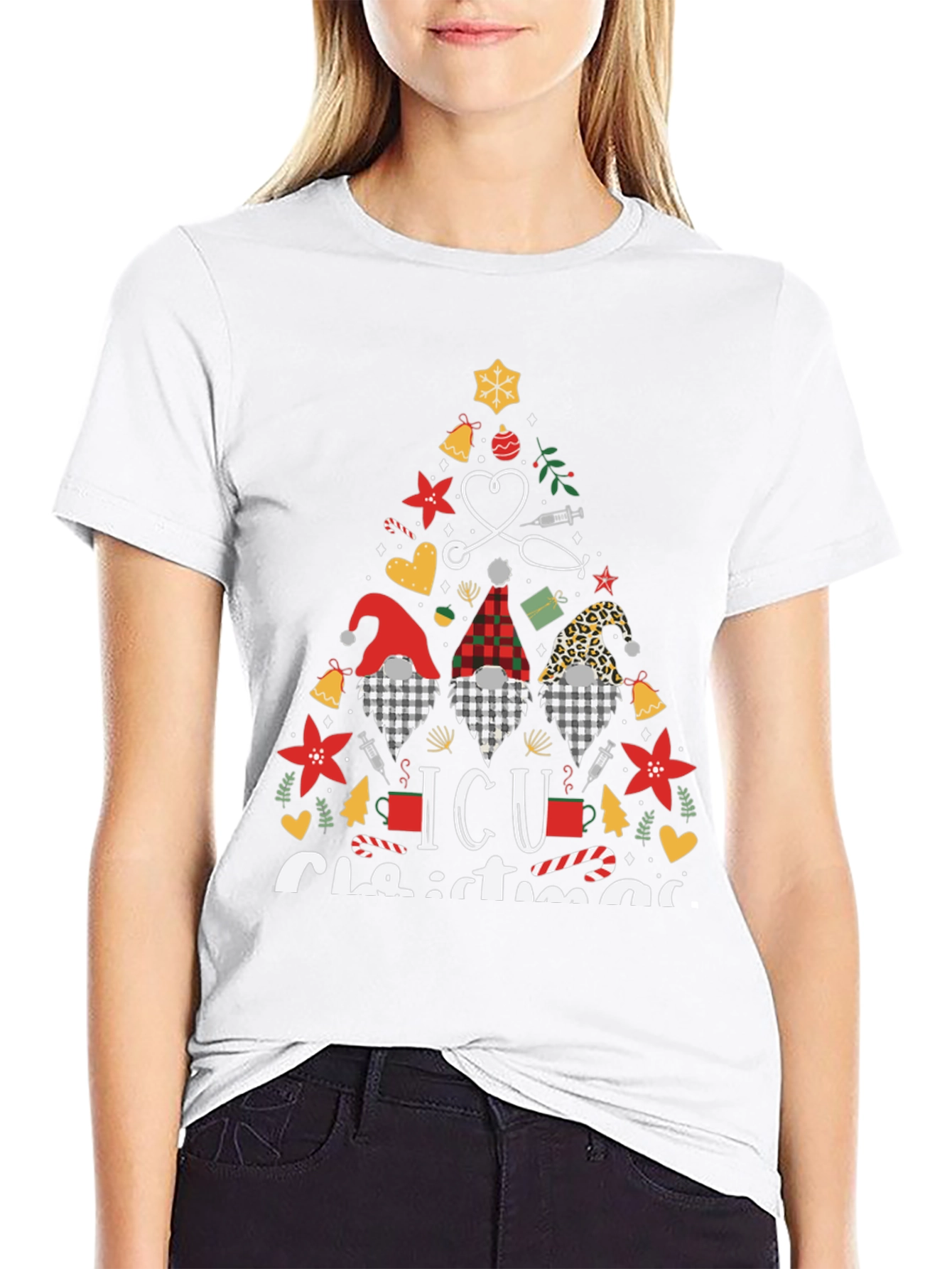 ICU Christmas Gnome T-Shirt