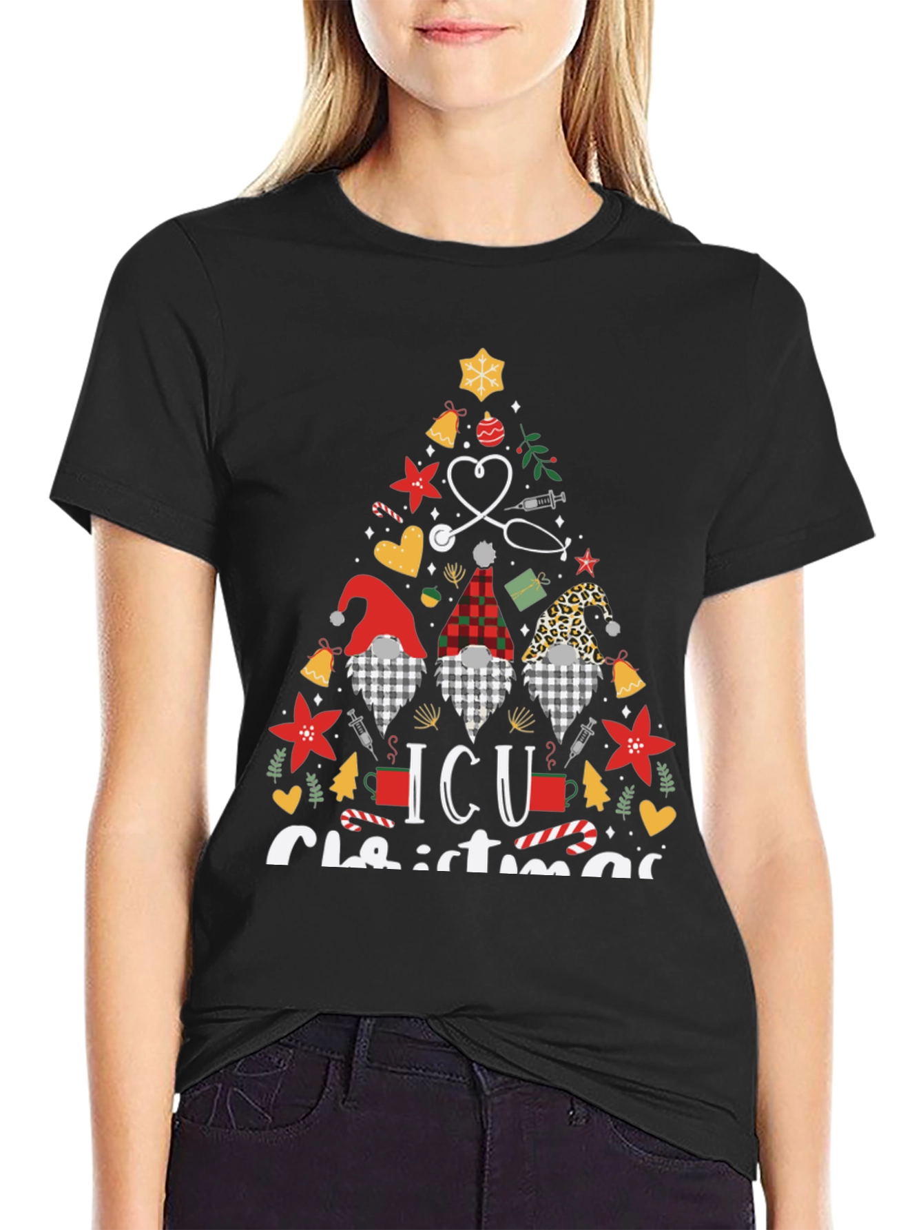 ICU Christmas Gnome T-Shirt