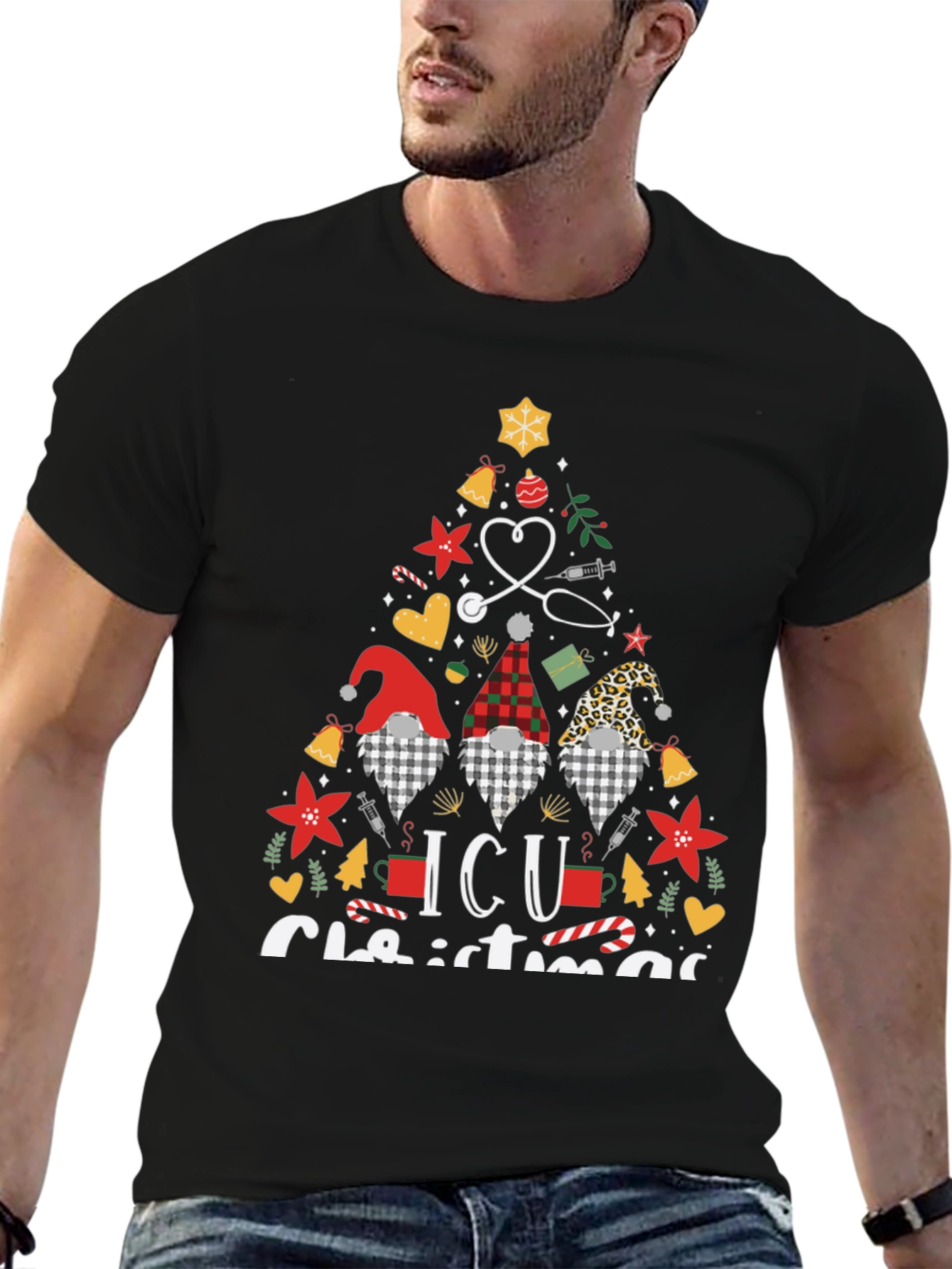 ICU Christmas Gnome T-Shirt