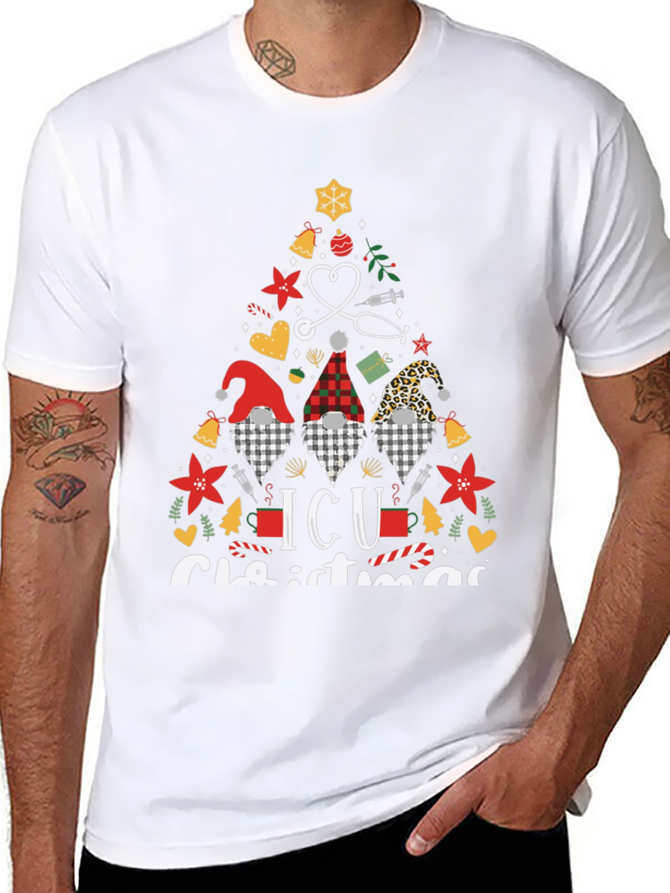 ICU Christmas Gnome T-Shirt