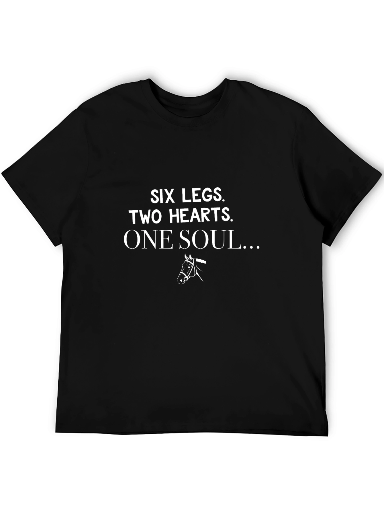 Six Legs One Soul T-Shirt Horse Lover Gift